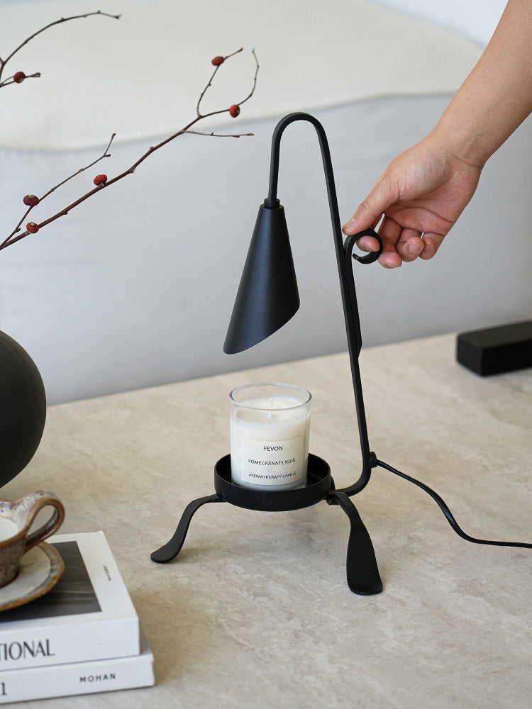 Marlowe Handled Vintage Candle Warmer Lamp