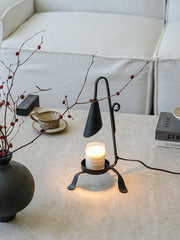 Marlowe Handled Vintage Candle Warmer Lamp