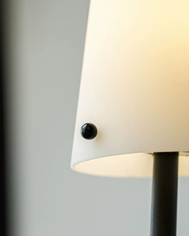 Mavelle Twin Shade Side Table Floor Lamp