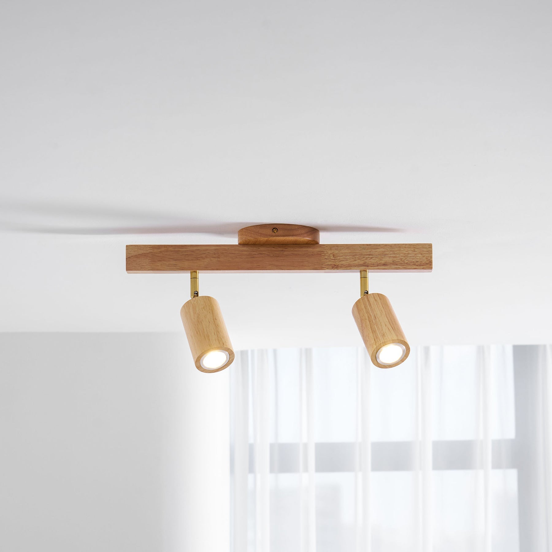 Merlo Wood Ceiling Light