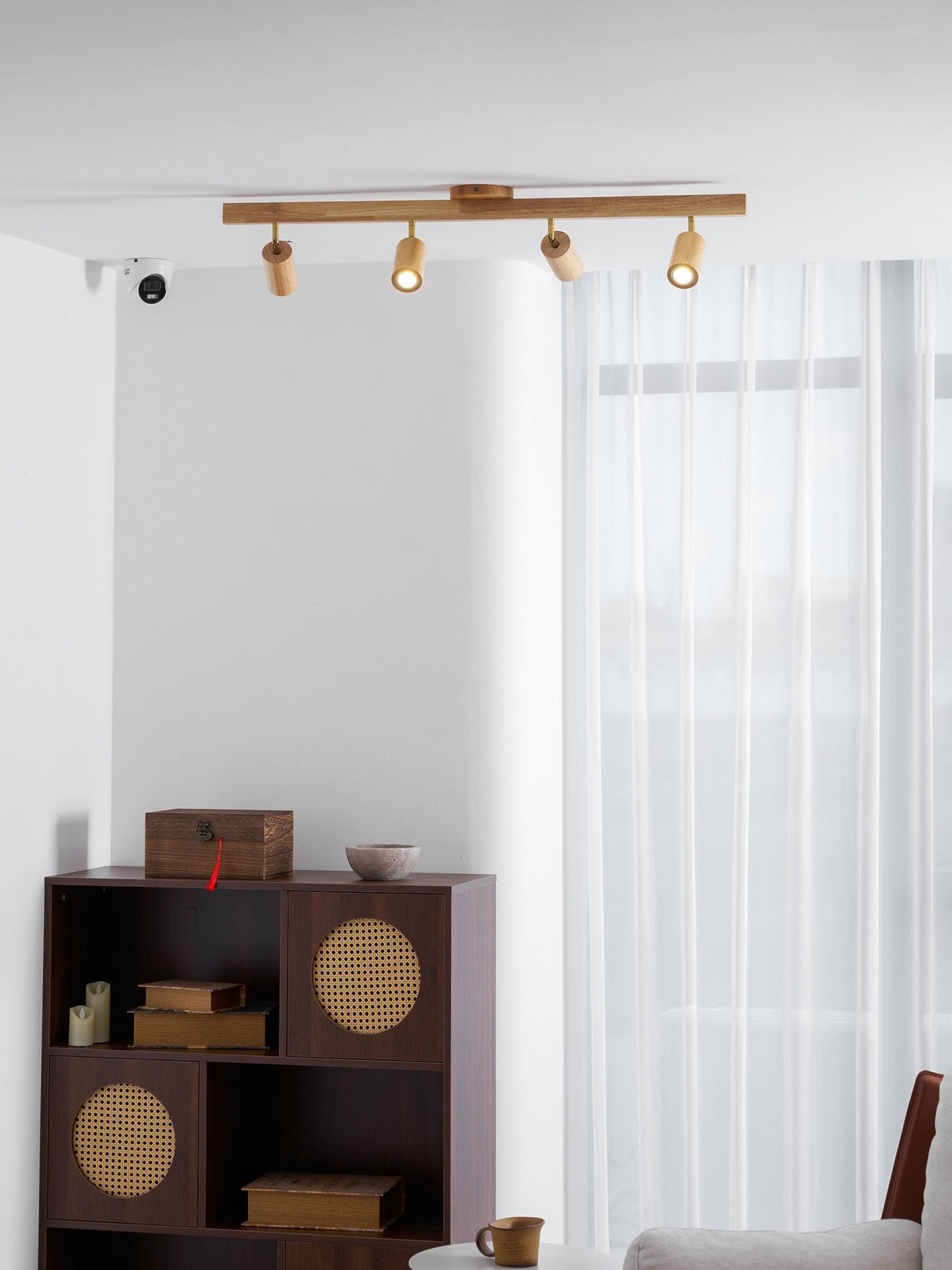 Merlo Wood Ceiling Light