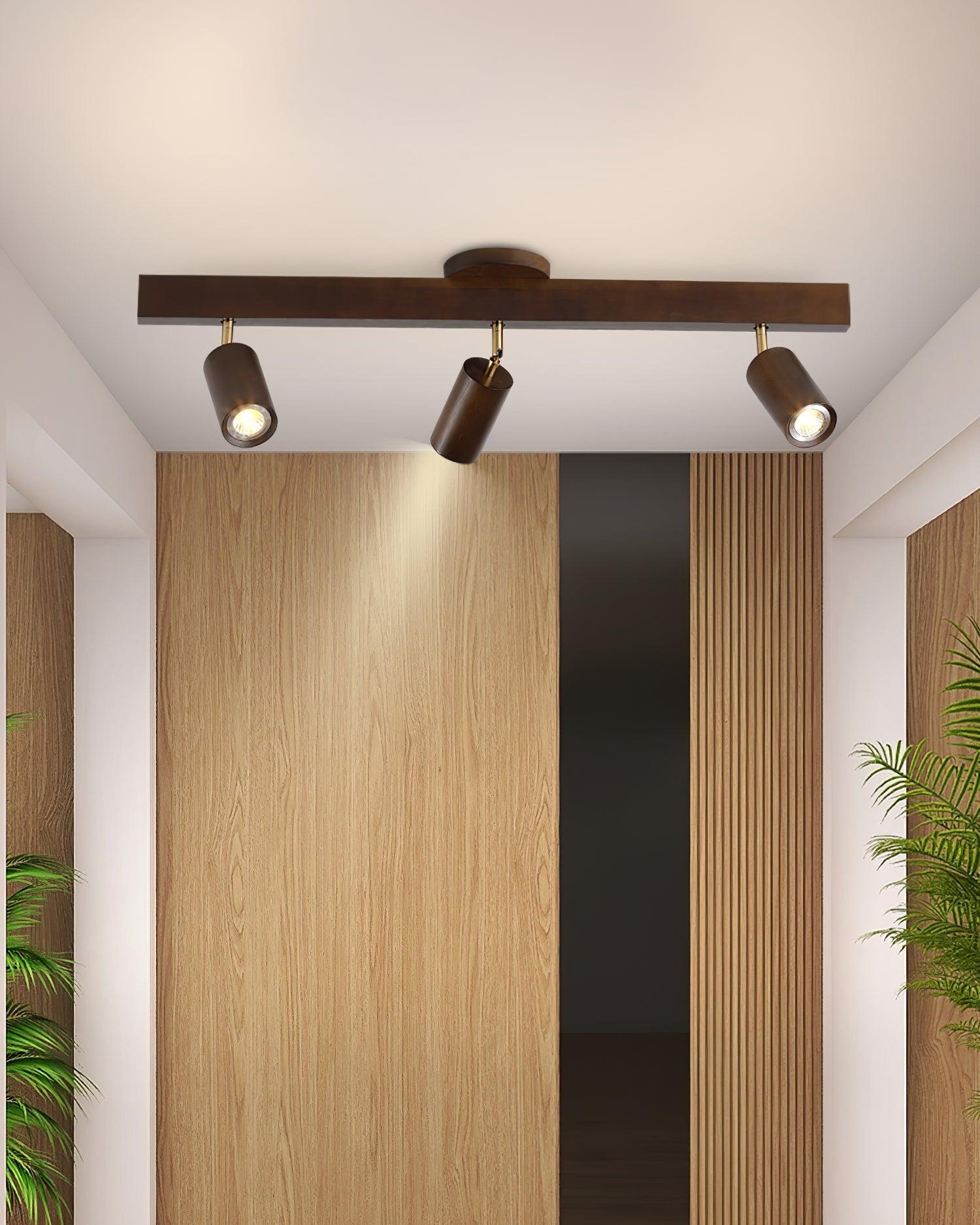 Merlo Wood Ceiling Light