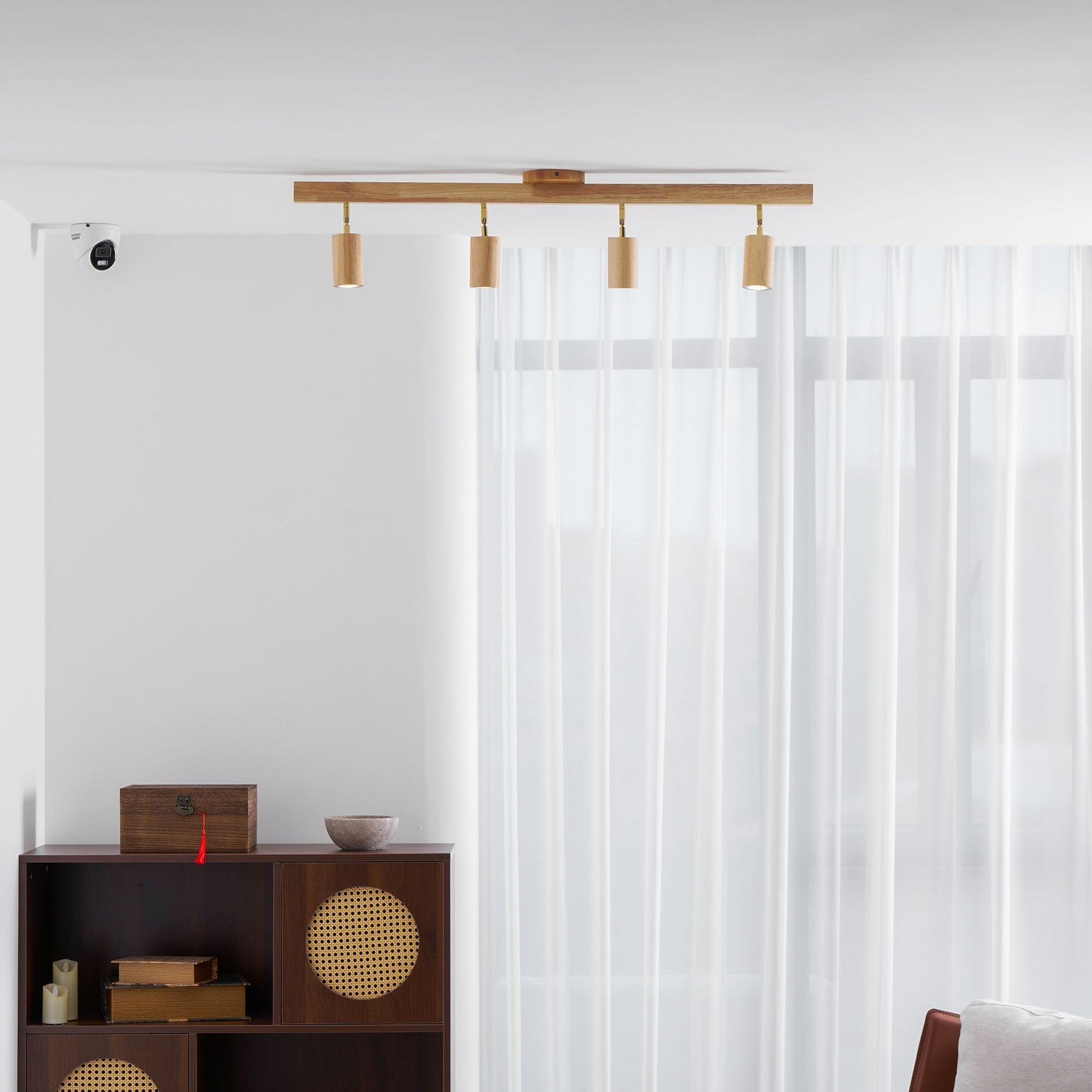 Merlo Wood Ceiling Light