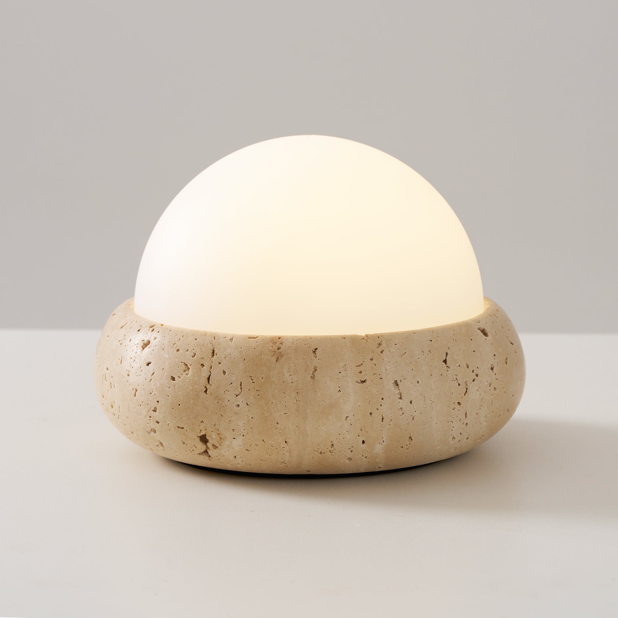 Mini Maga Travertine Table Lamp