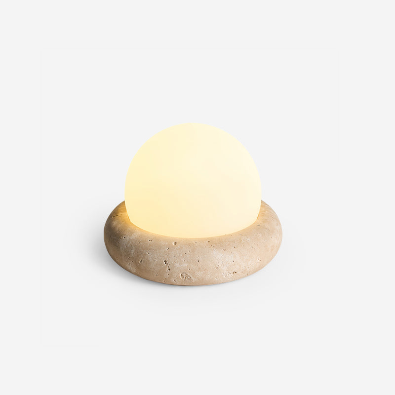 Mini Maga Travertine Table Lamp