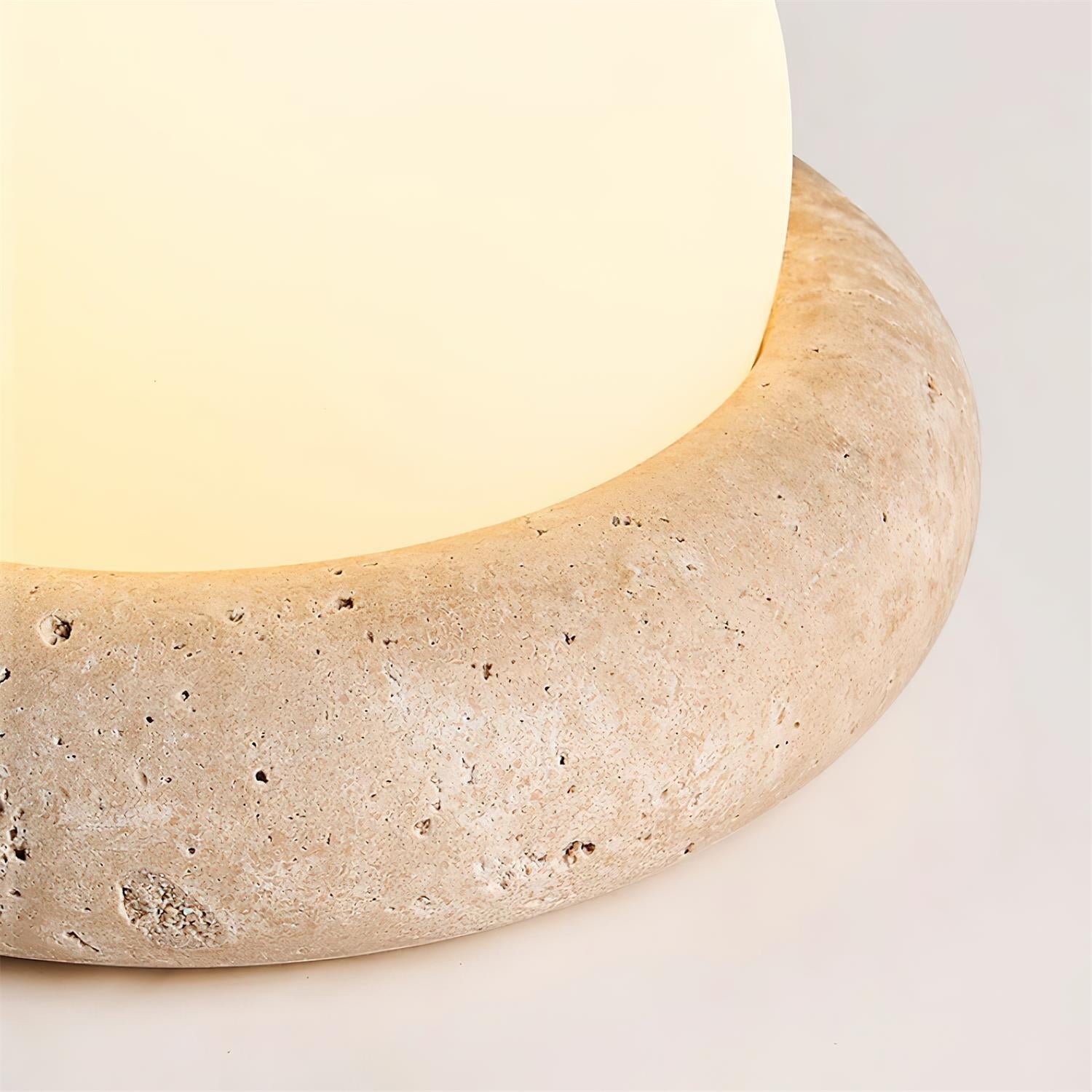 Mini Maga Travertine Table Lamp
