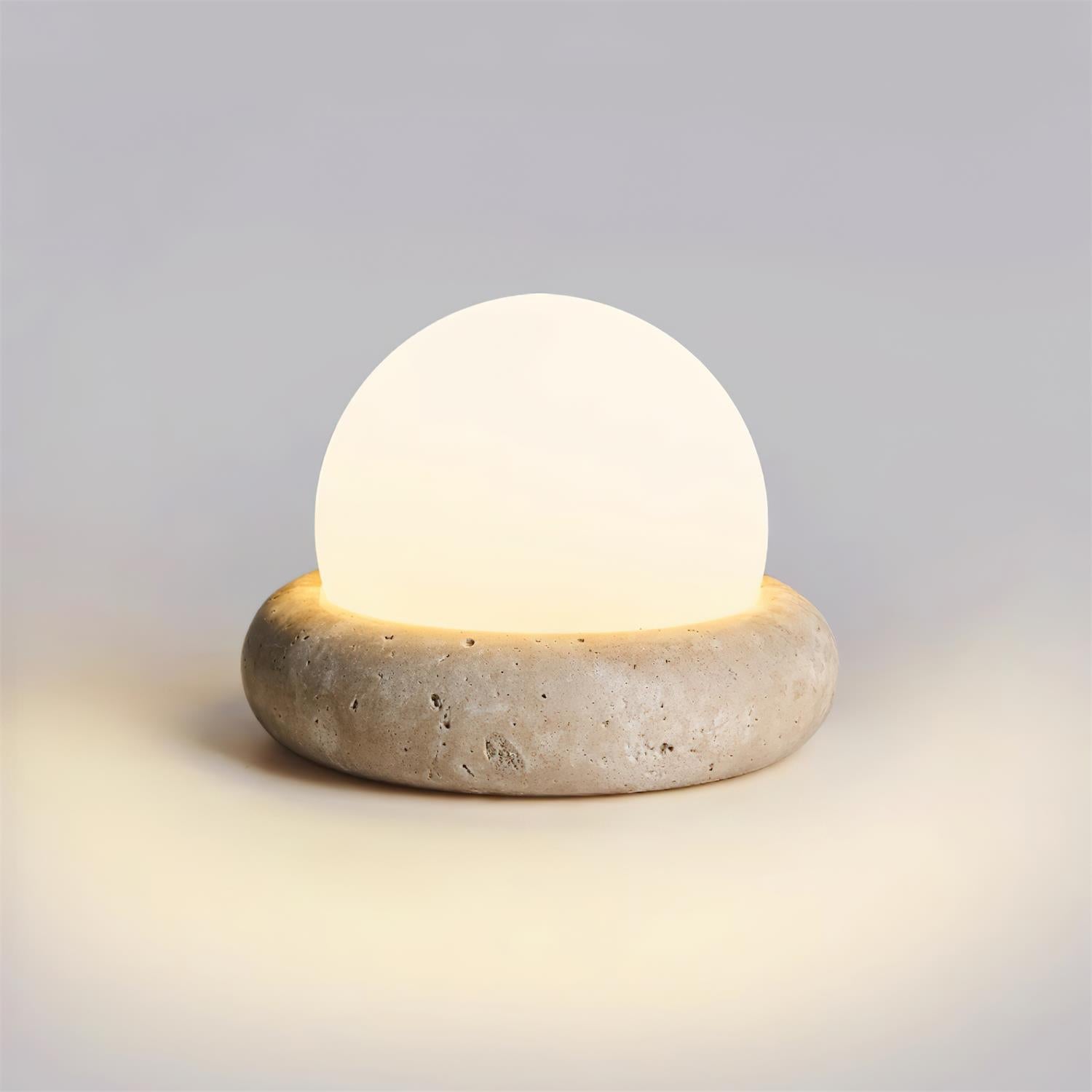 Mini Maga Travertine Table Lamp