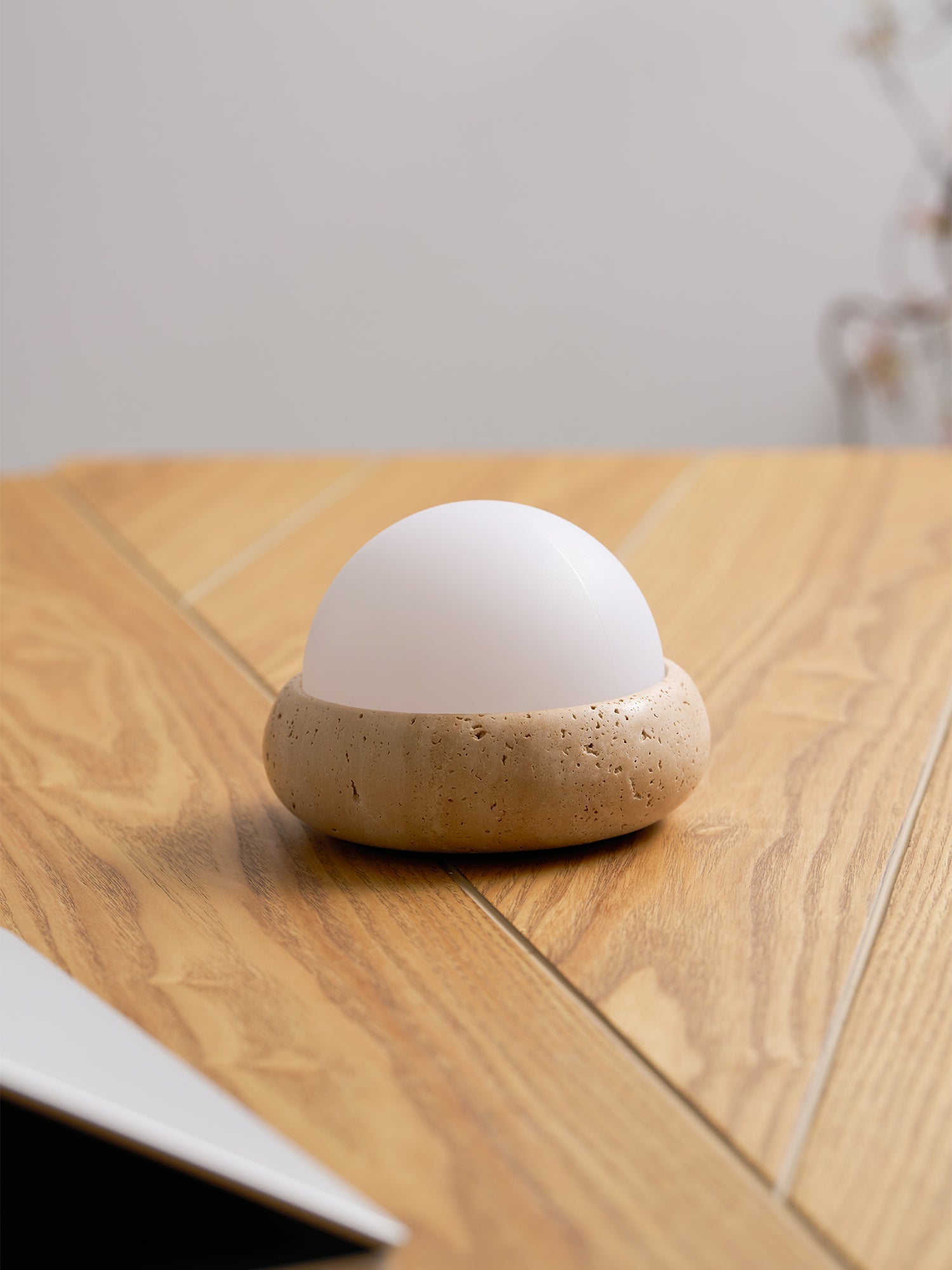 Mini Maga Travertine Table Lamp