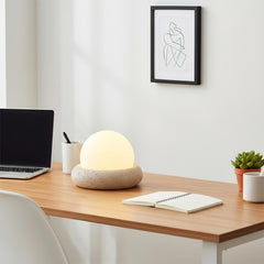 Mini Maga Travertine Table Lamp