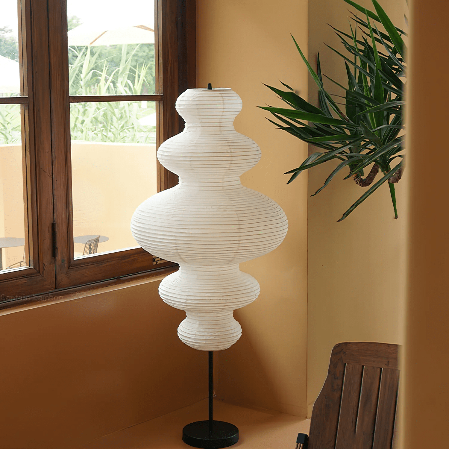 Chigiri Paper Tower Floor Lamp