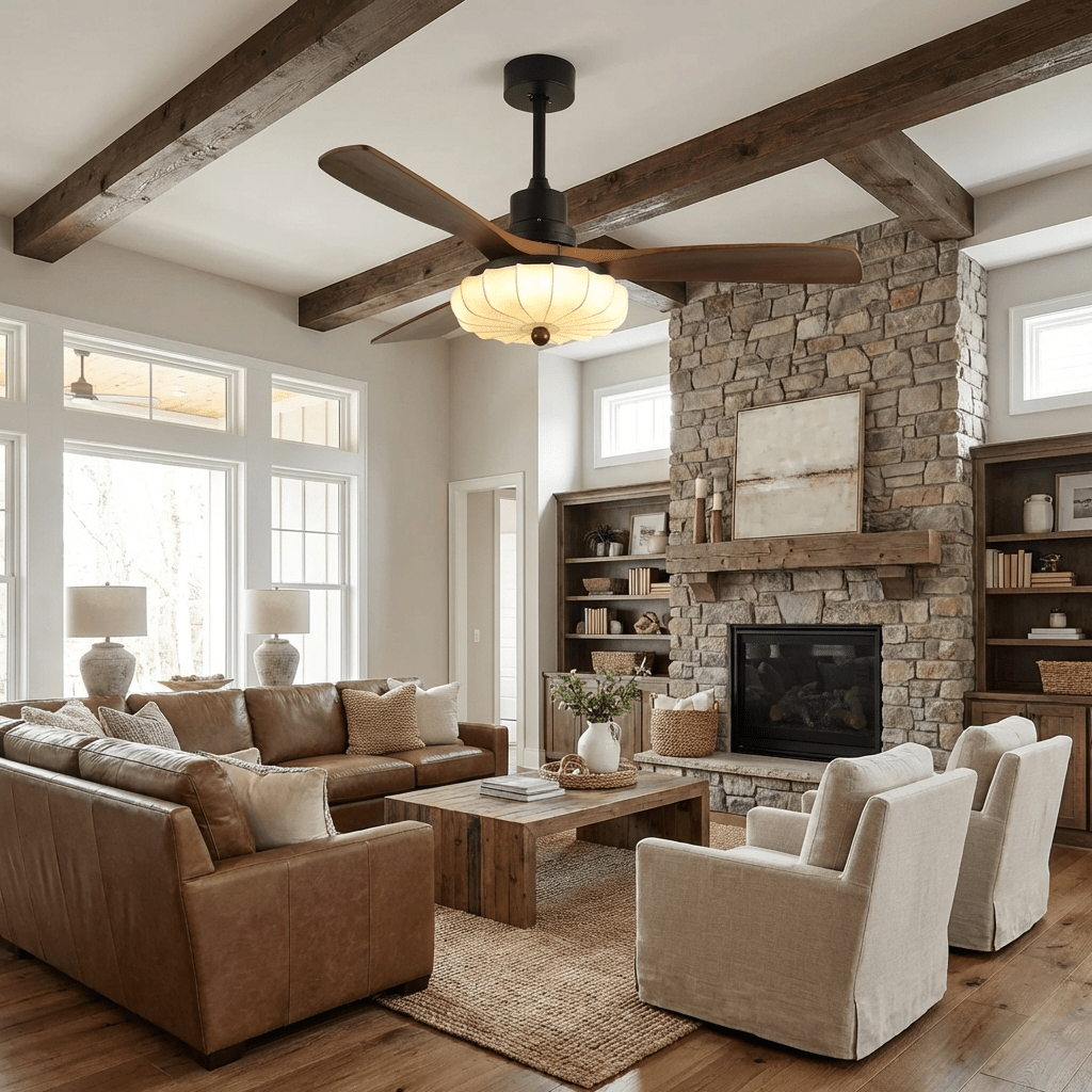 Modern Elira Flower Ceiling Fan Light