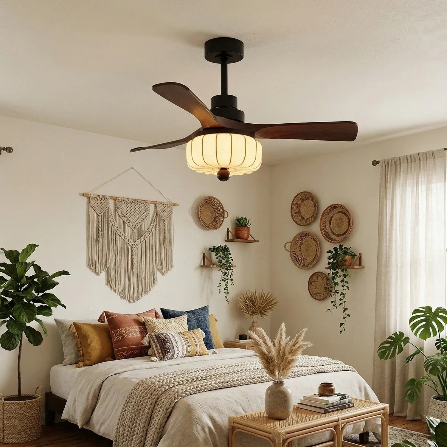 Modern Elira Flower Ceiling Fan Light