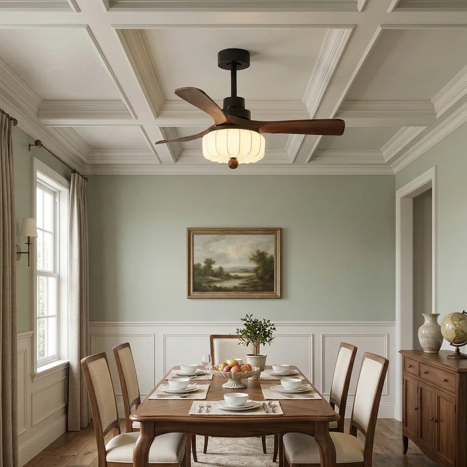 Modern Elira Flower Ceiling Fan Light