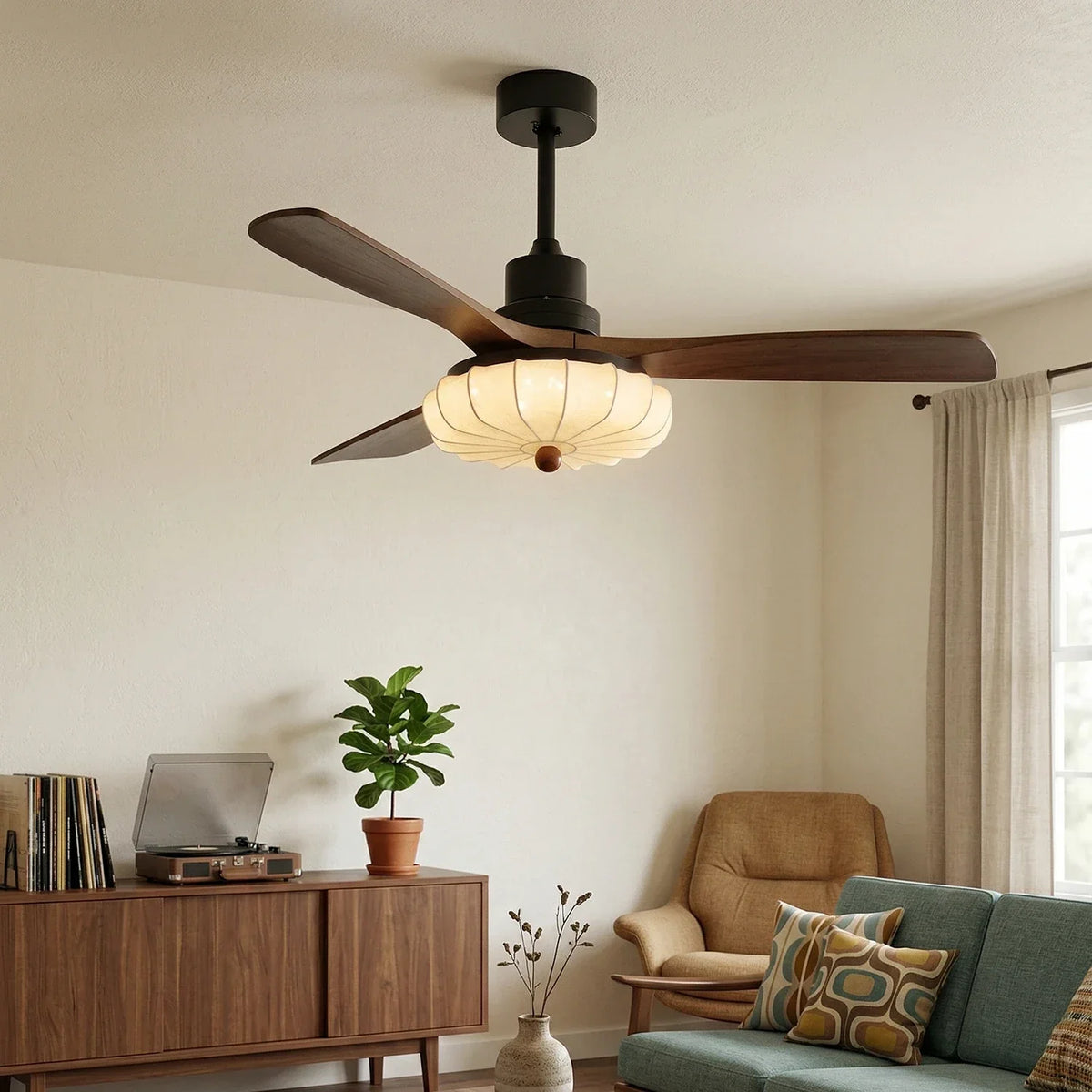 Modern Elira Flower Ceiling Fan Light