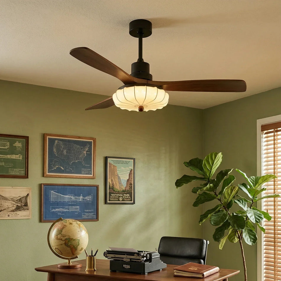 Modern Elira Flower Ceiling Fan Light