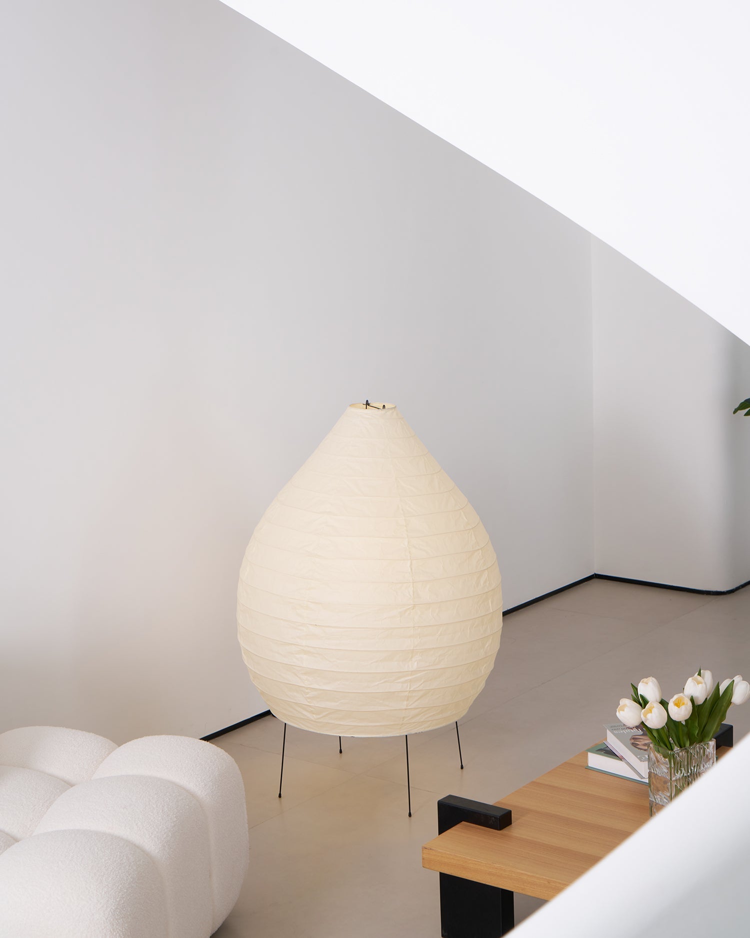 Moriha Rice Paper Lantern Floor Lamp