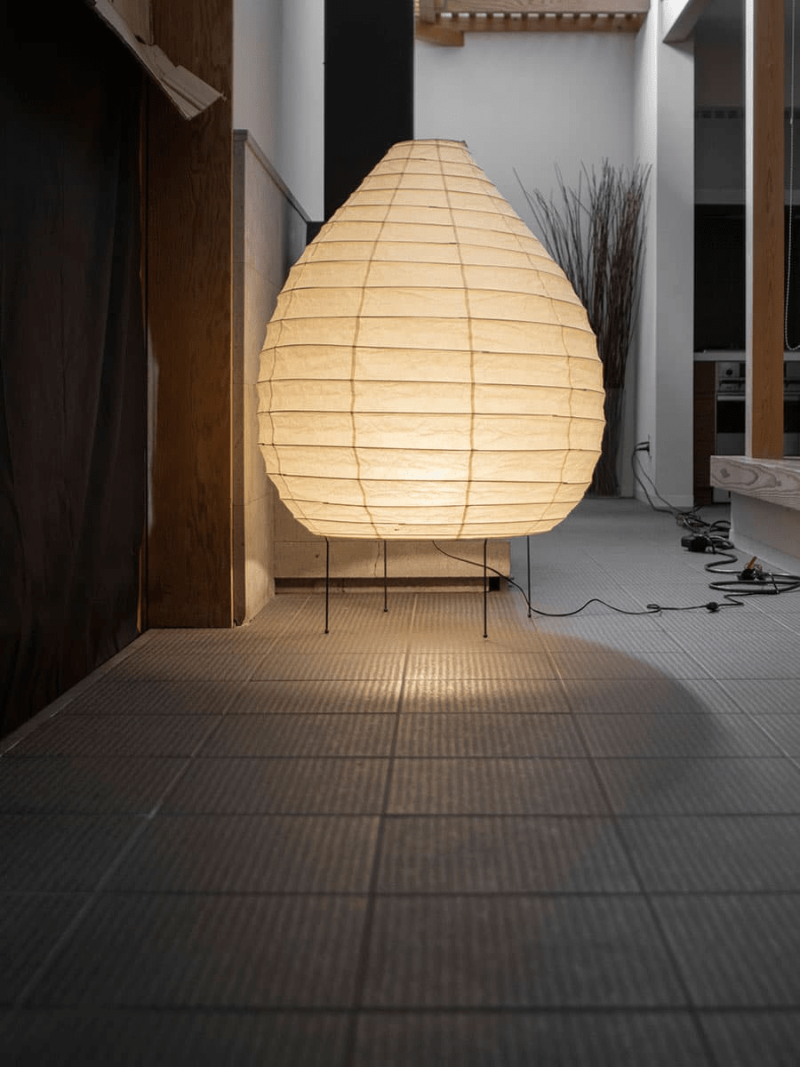 Moriha Rice Paper Lantern Floor Lamp