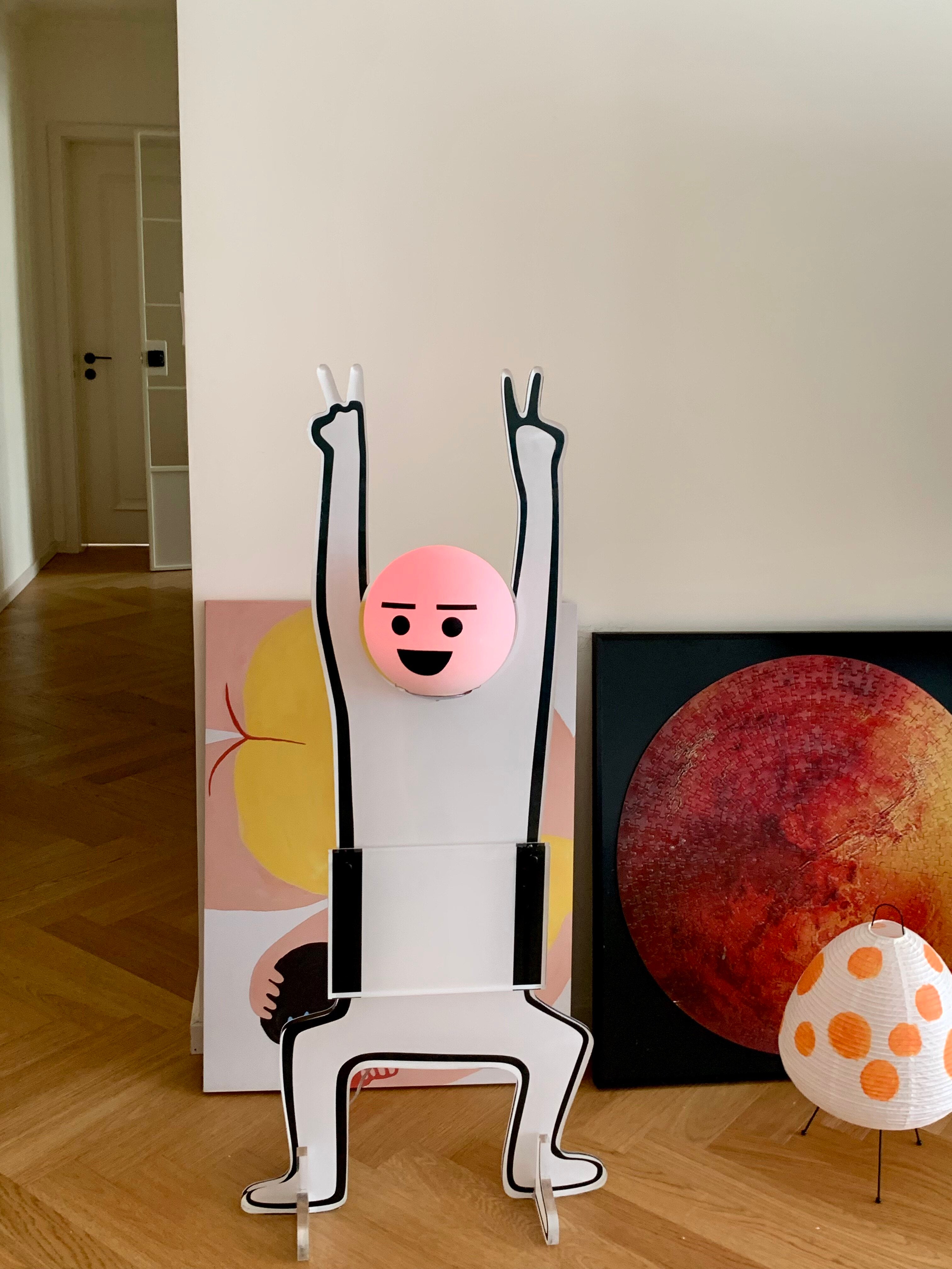 Moxie Gesture Message Floor Lamp