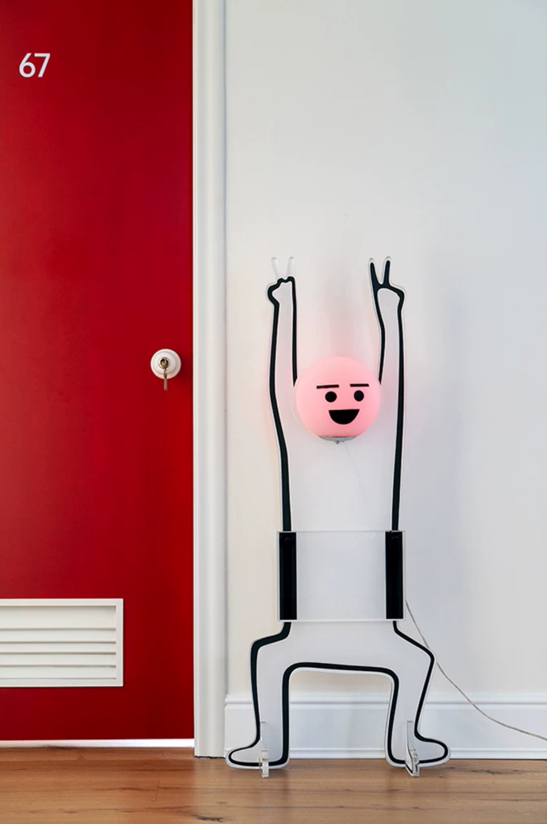 Moxie Gesture Message Floor Lamp