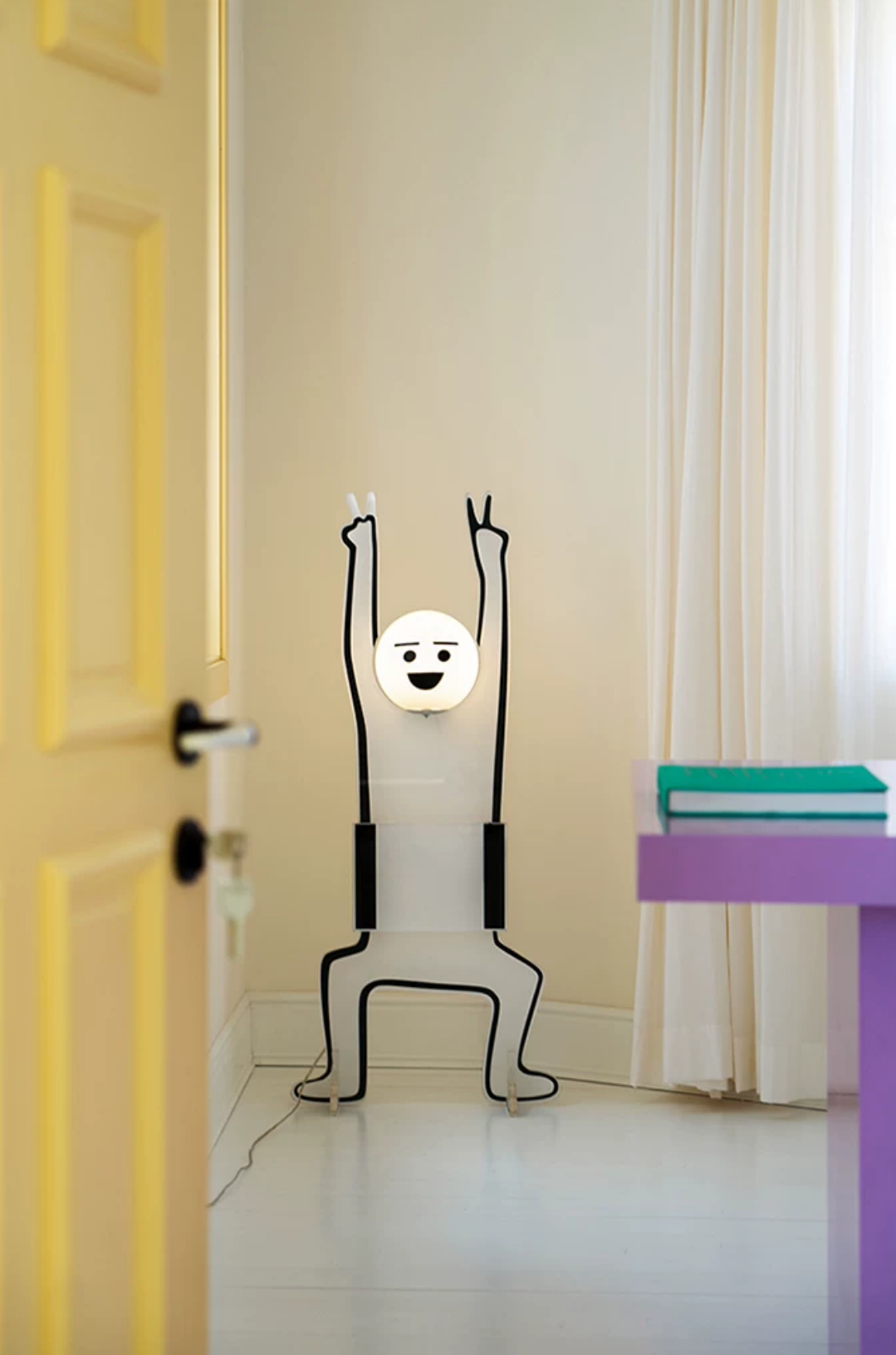 Moxie Gesture Message Floor Lamp