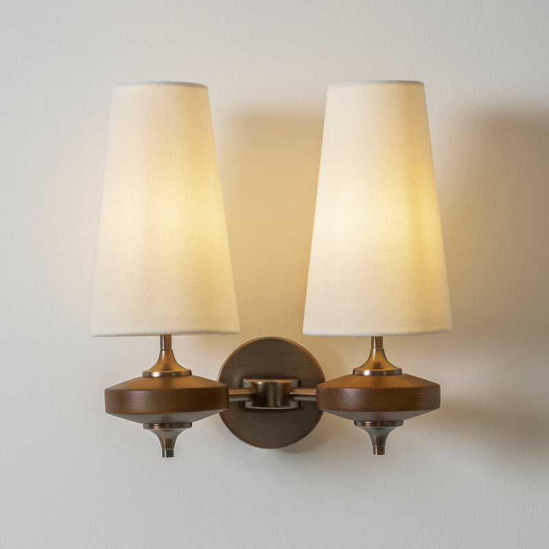 Nerava Walnut Boucle Wall Sconce