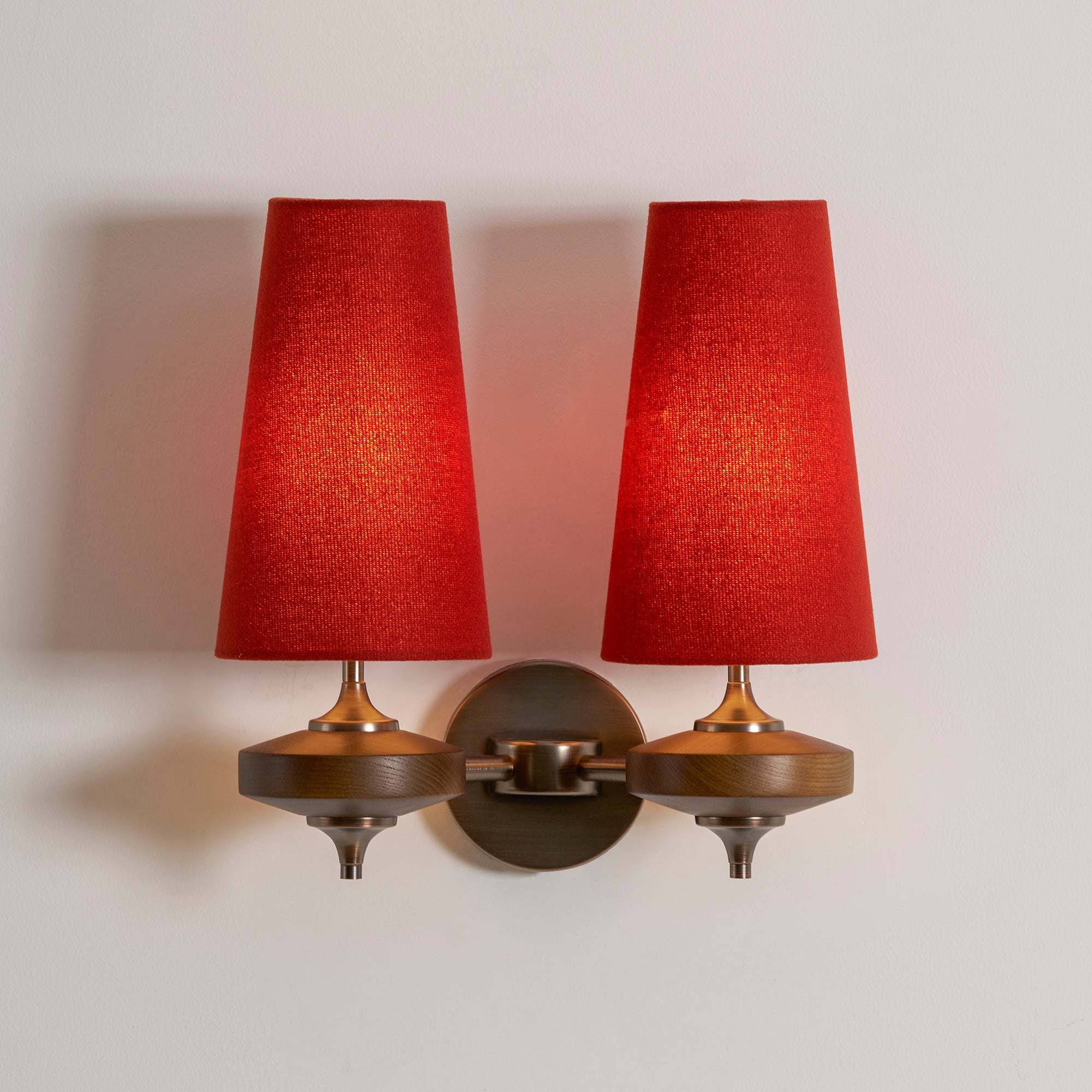 Nerava Walnut Boucle Wall Sconce