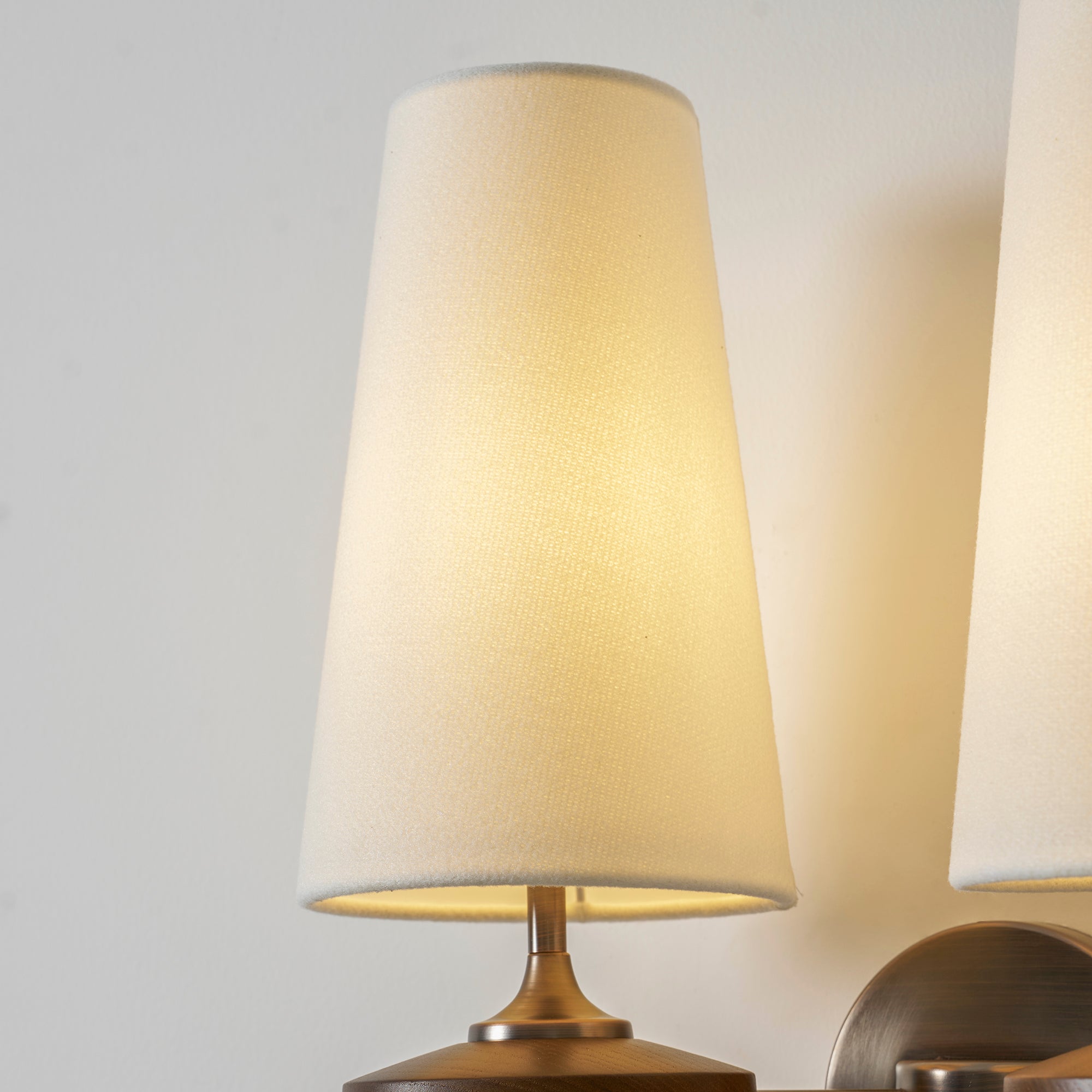 Nerava Walnut Boucle Wall Sconce
