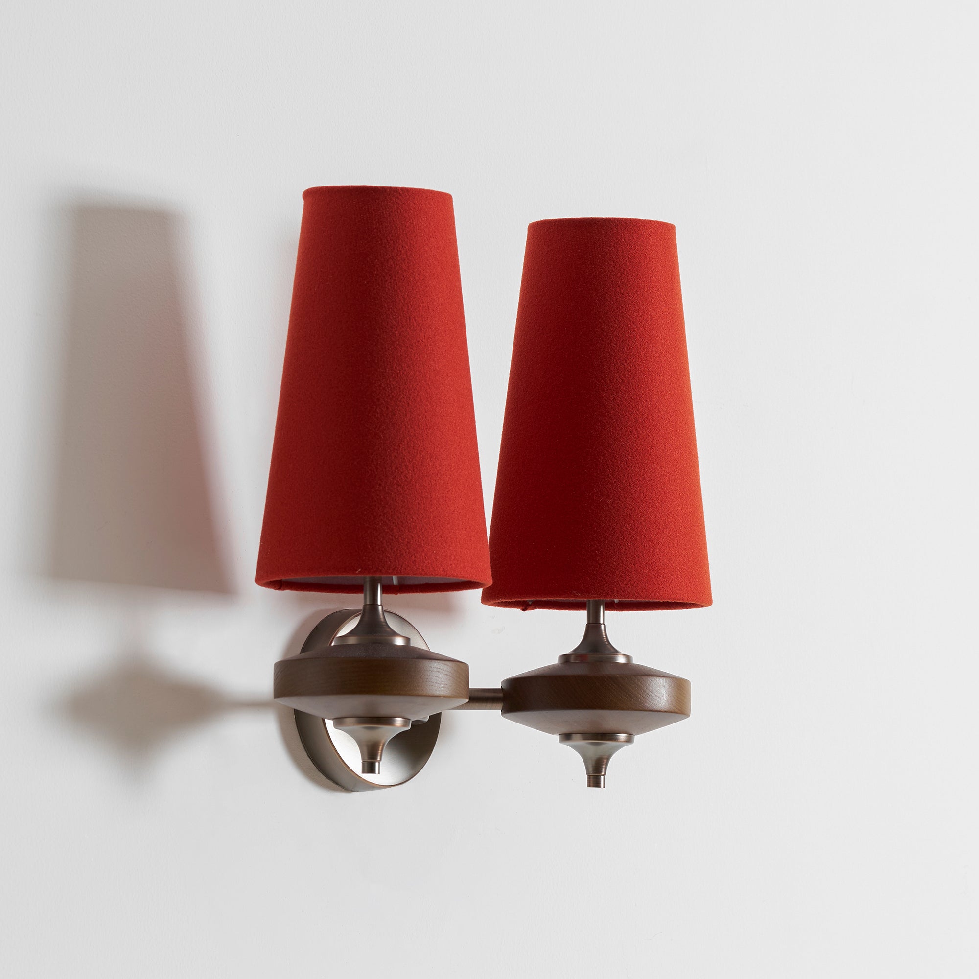 Nerava Walnut Boucle Wall Sconce