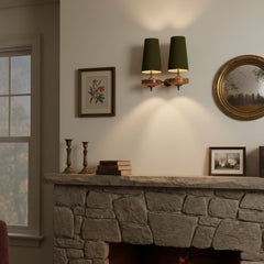 Nerava Walnut Boucle Wall Sconce