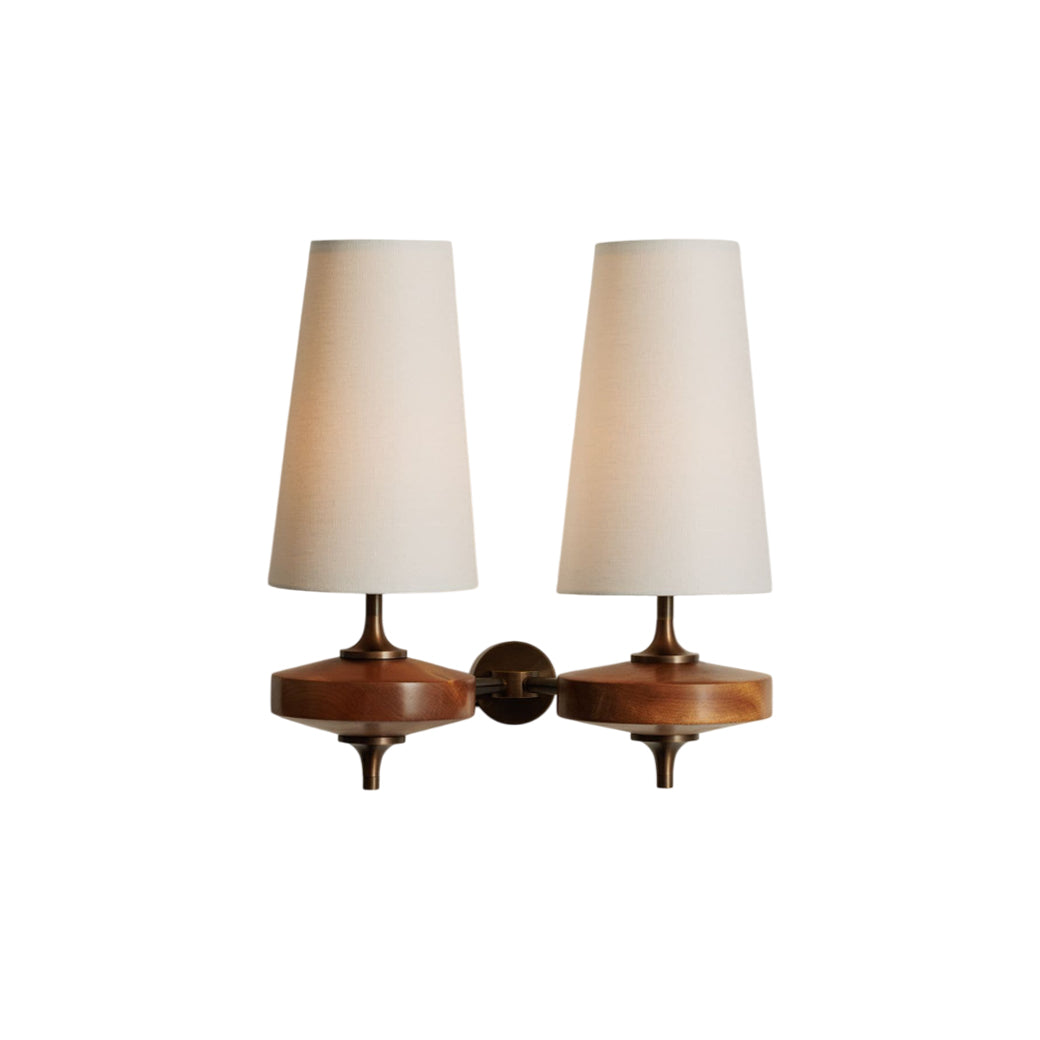 Nerava Walnut Boucle Wall Sconce