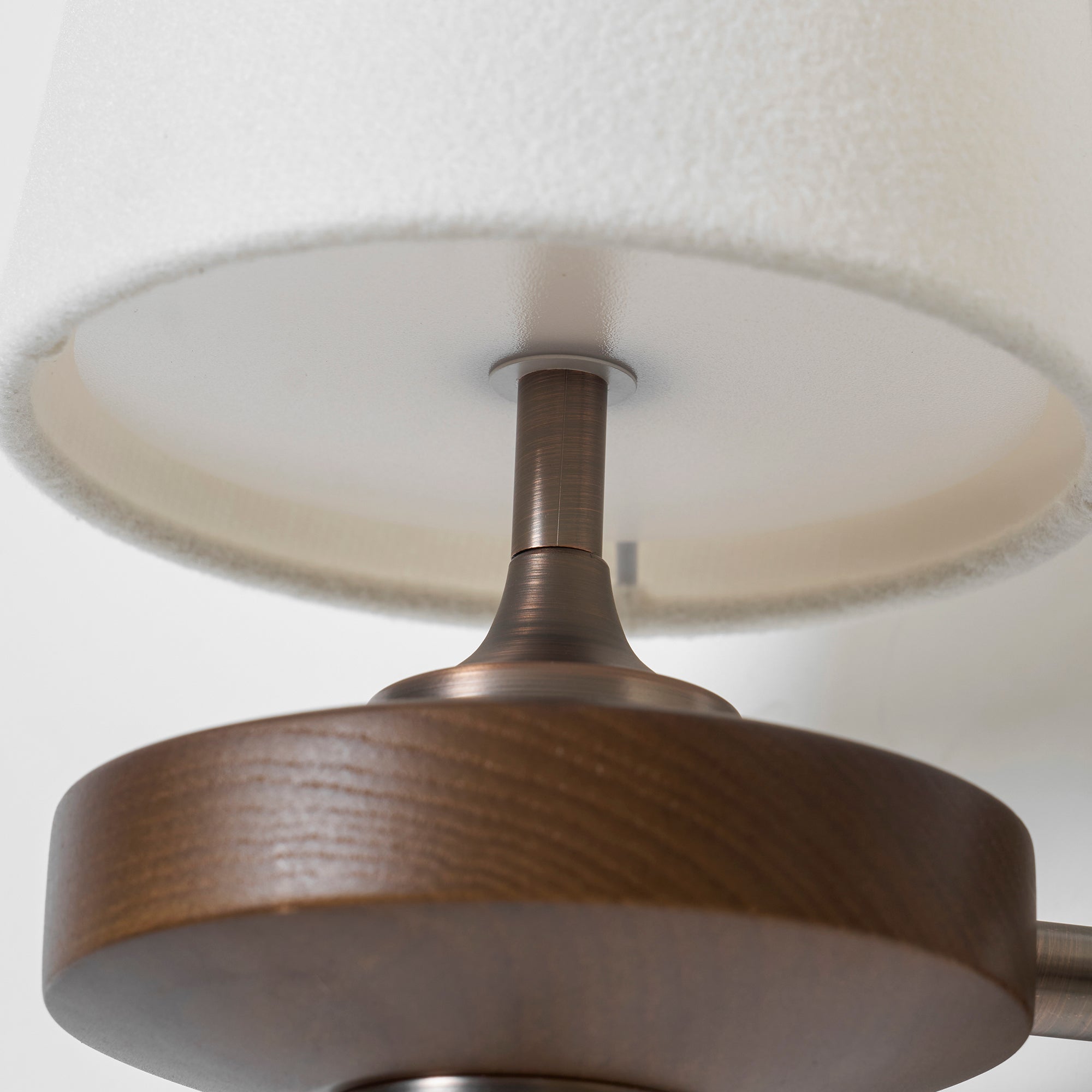 Nerava Walnut Boucle Wall Sconce