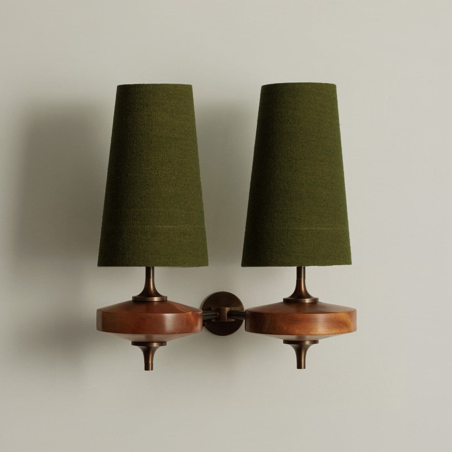 Nerava Walnut Boucle Wall Sconce
