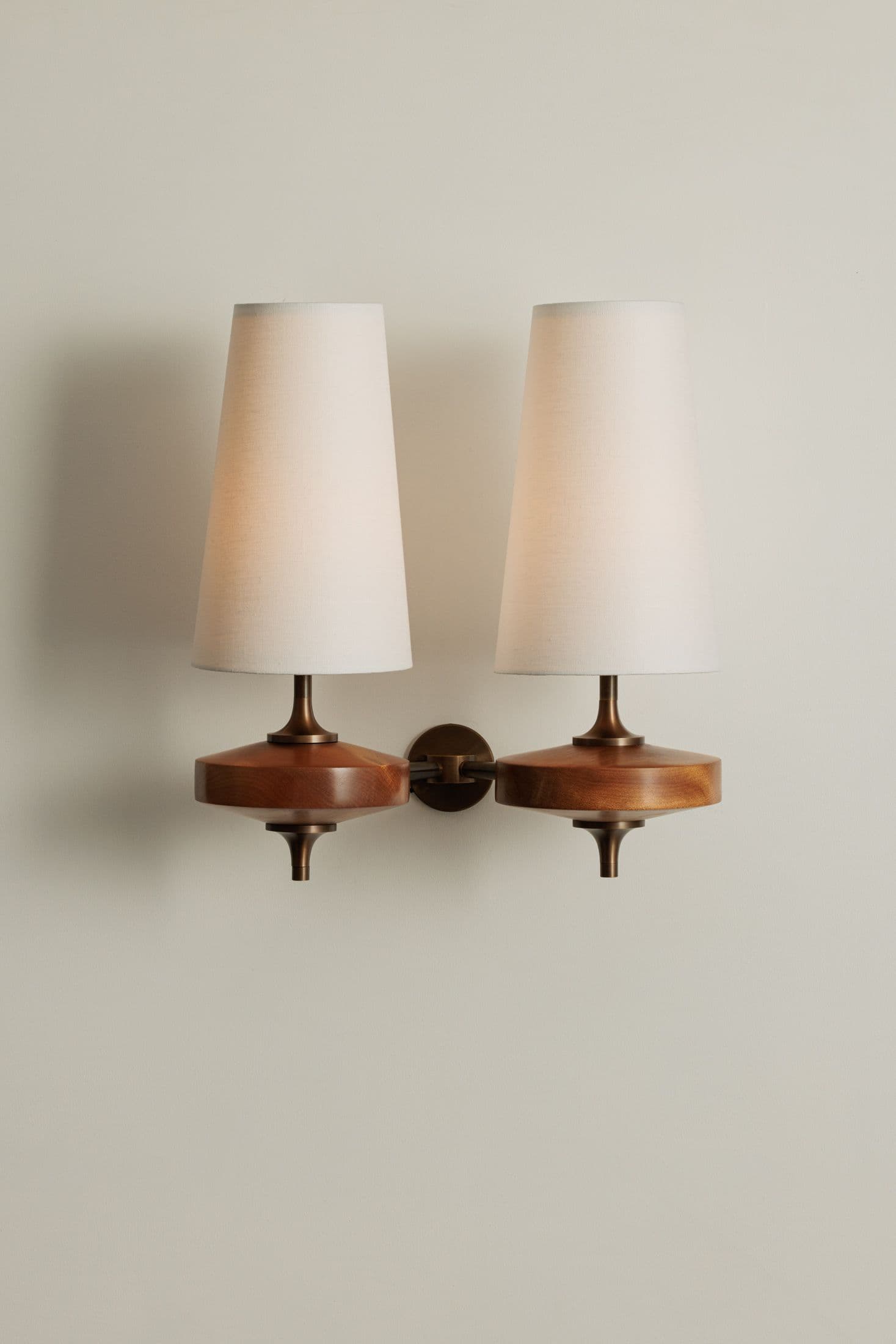 Nerava Walnut Boucle Wall Sconce