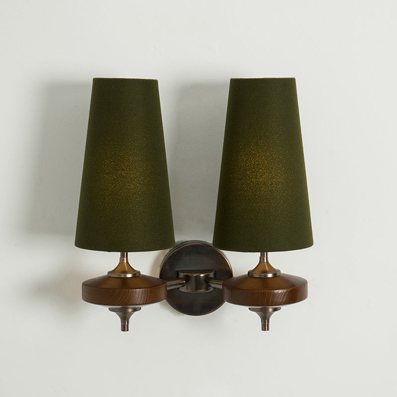 Nerava Walnut Boucle Wall Sconce