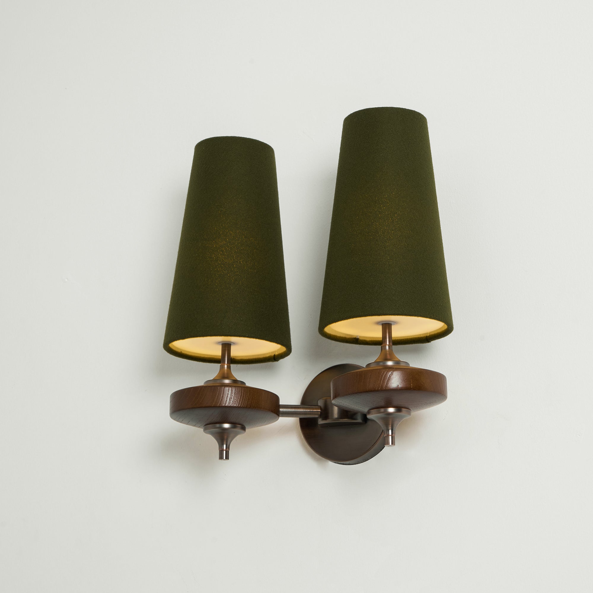 Nerava Walnut Boucle Wall Sconce