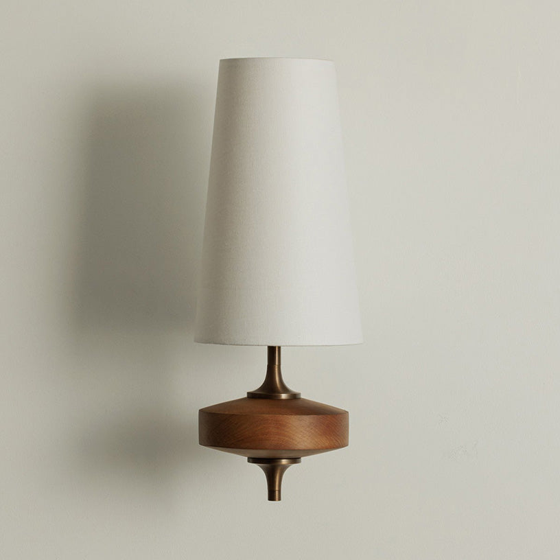 Nerava Walnut Boucle Wall Sconce