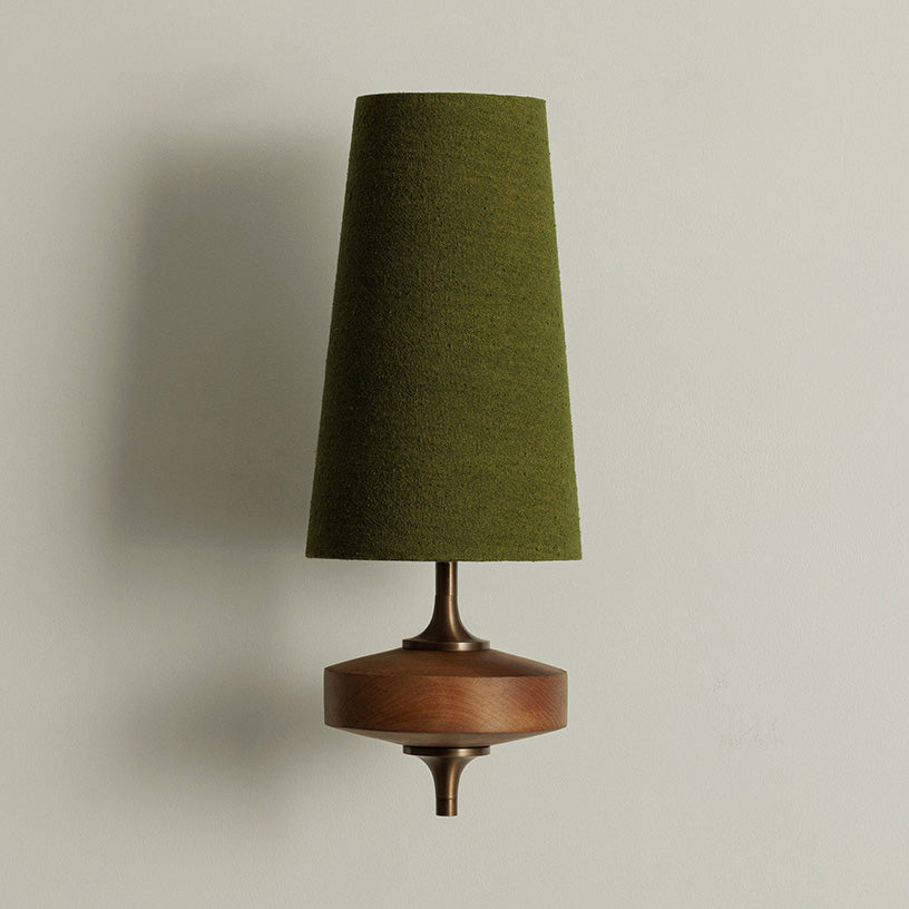 Nerava Walnut Boucle Wall Sconce