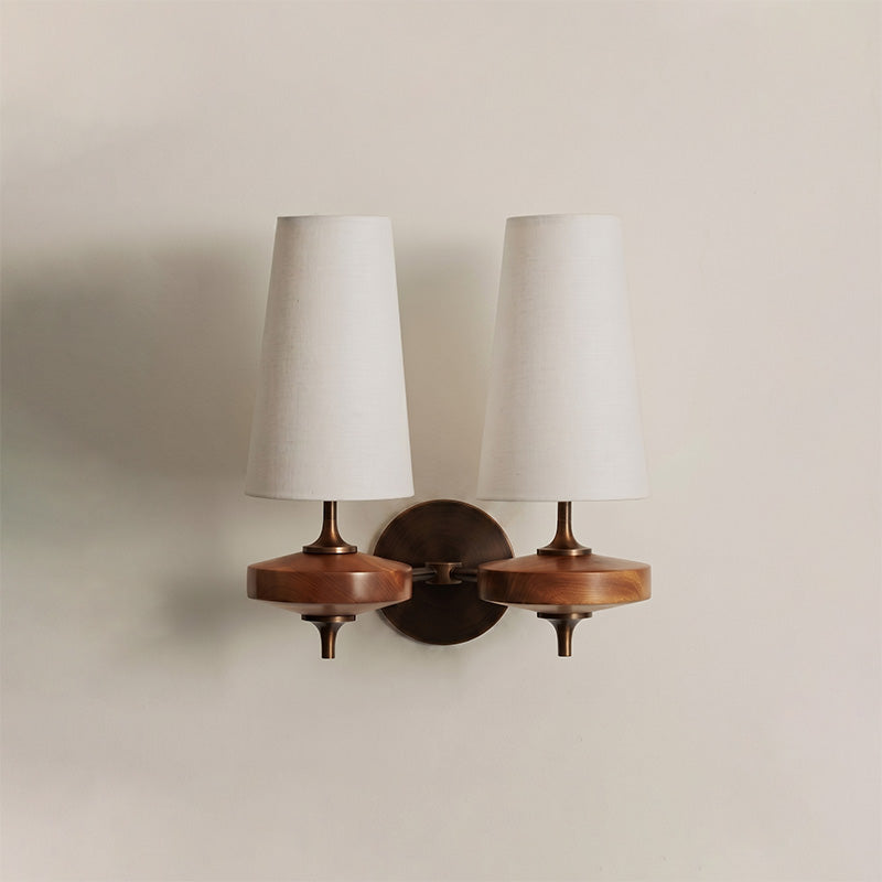 Nerava Walnut Boucle Wall Sconce