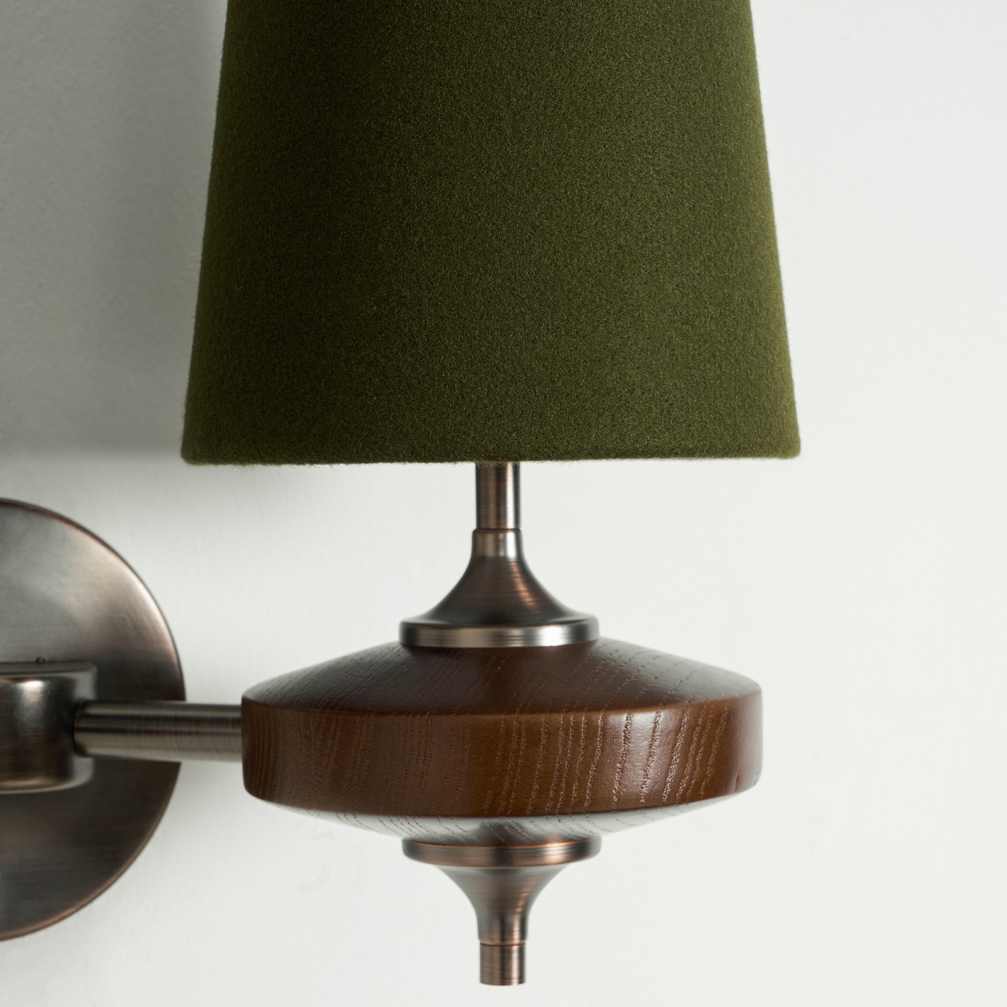 Nerava Walnut Boucle Wall Sconce