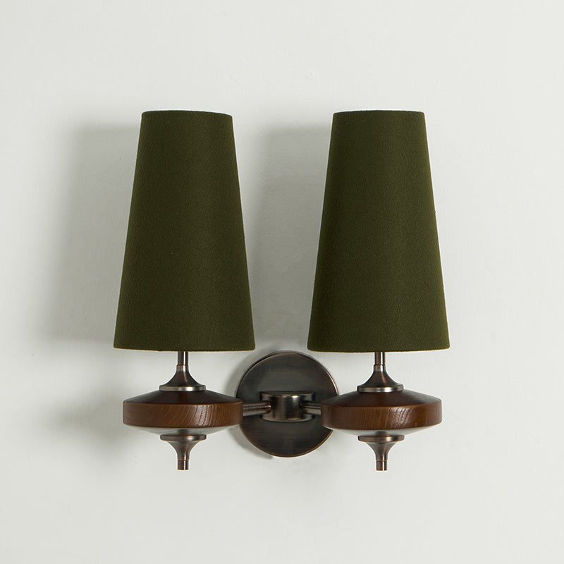 Nerava Walnut Boucle Wall Sconce