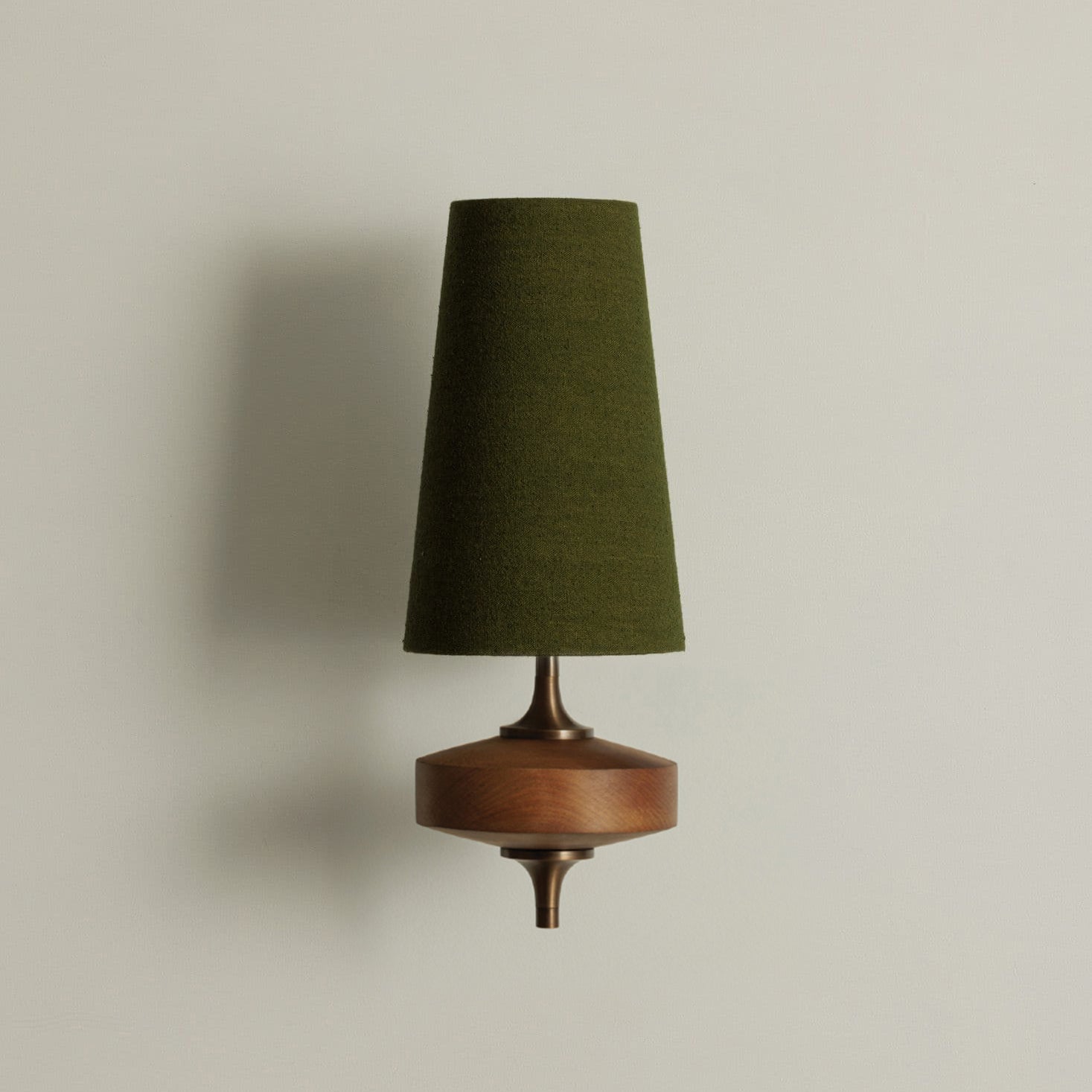 Nerava Walnut Boucle Wall Sconce