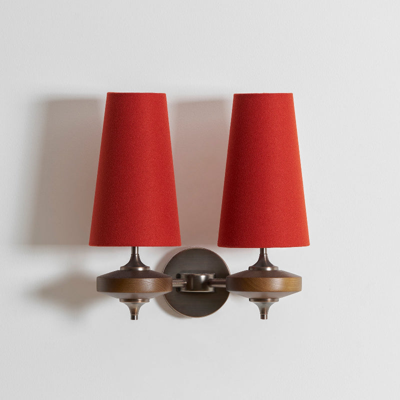 Nerava Walnut Boucle Wall Sconce
