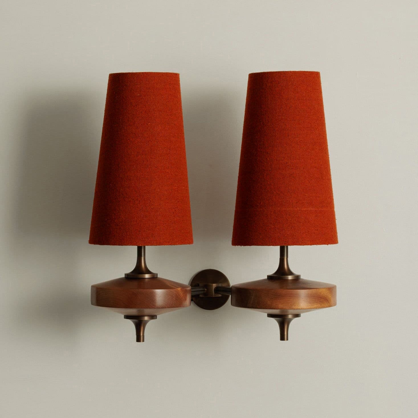 Nerava Walnut Boucle Wall Sconce
