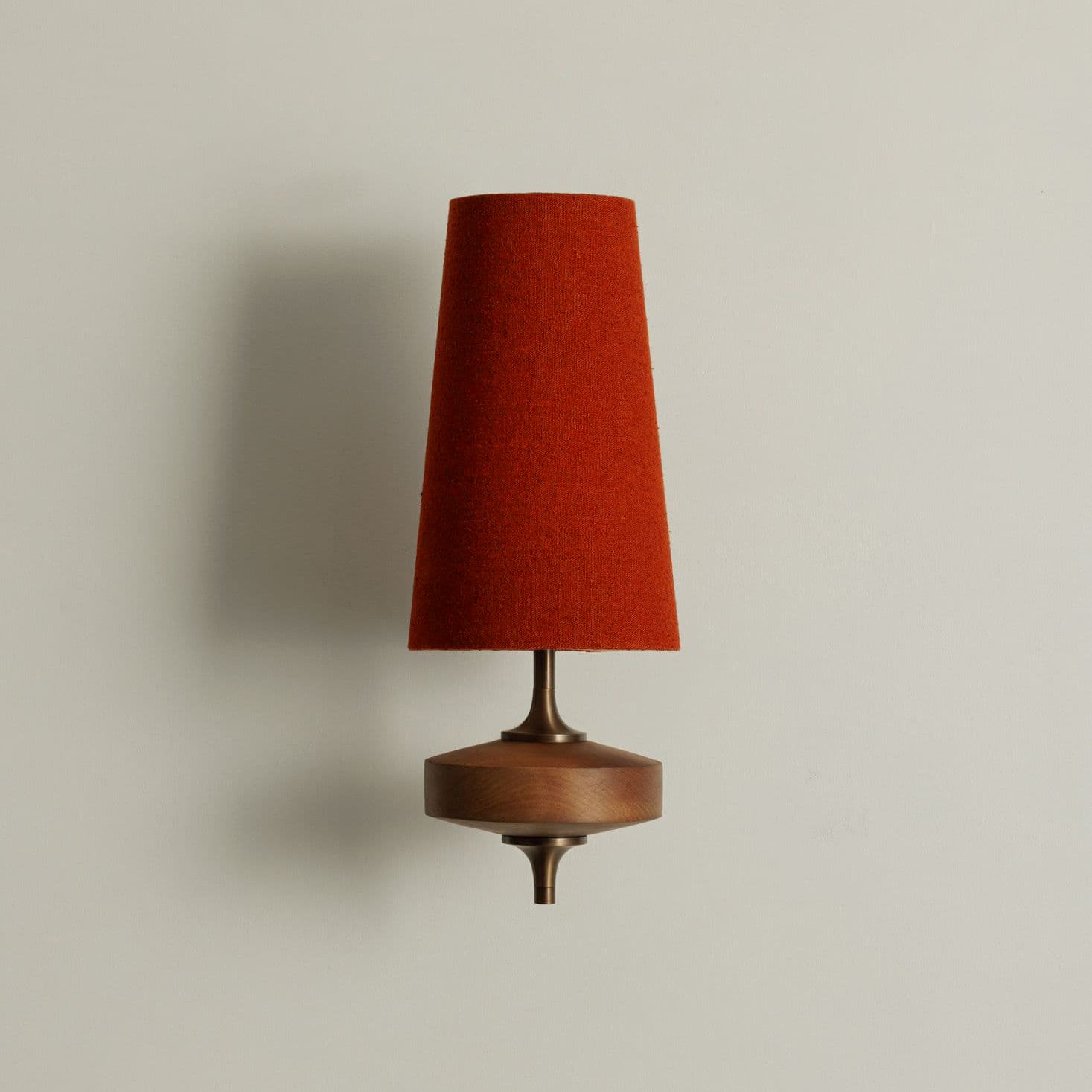 Nerava Walnut Boucle Wall Sconce