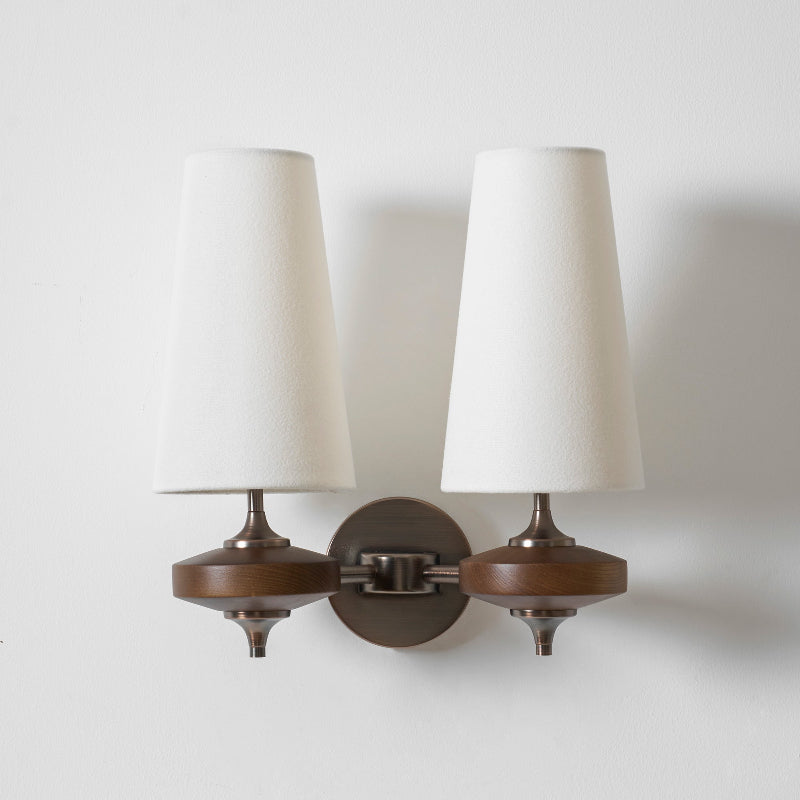Nerava Walnut Boucle Wall Sconce