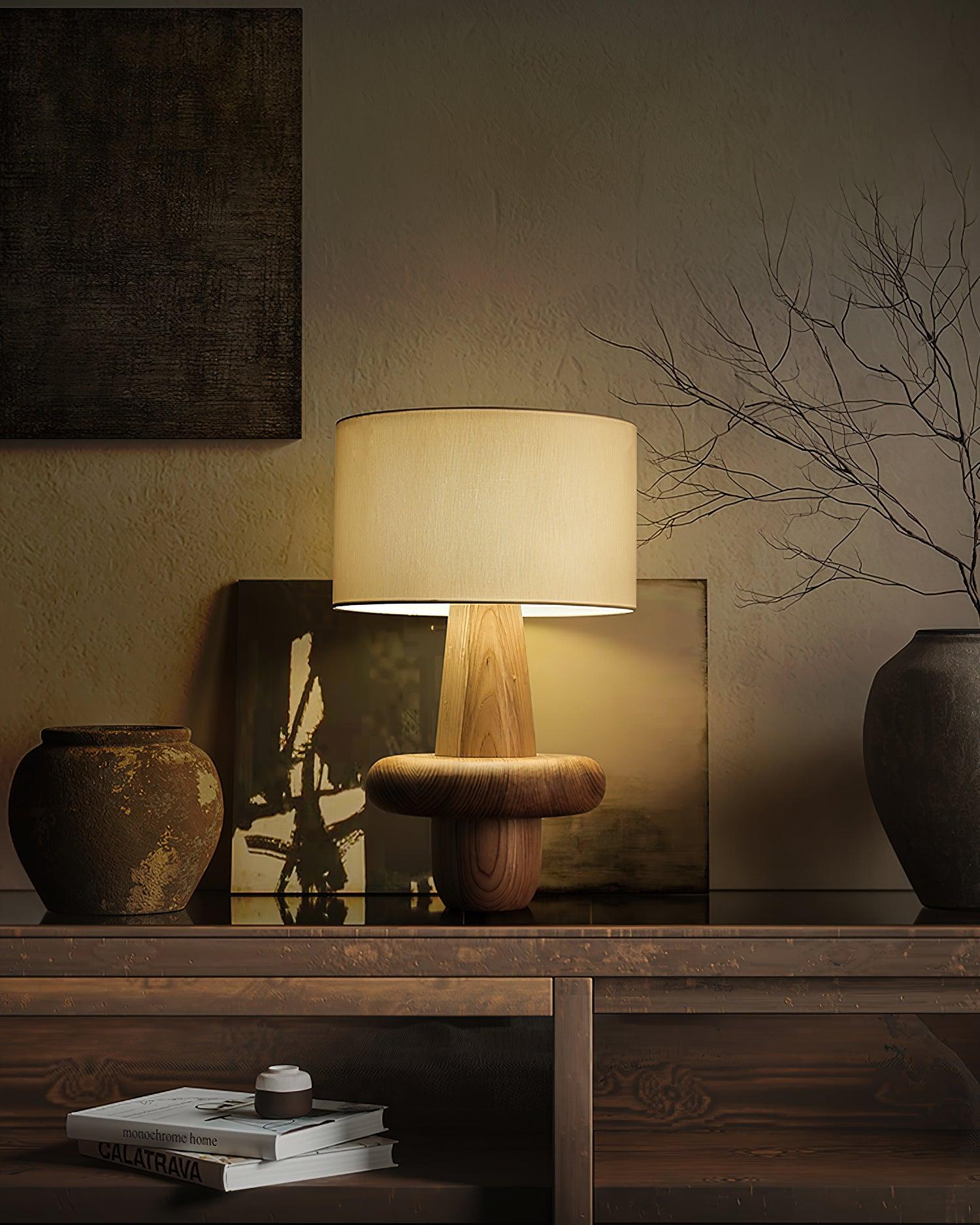 Neroli Solid Wood Table Lamp