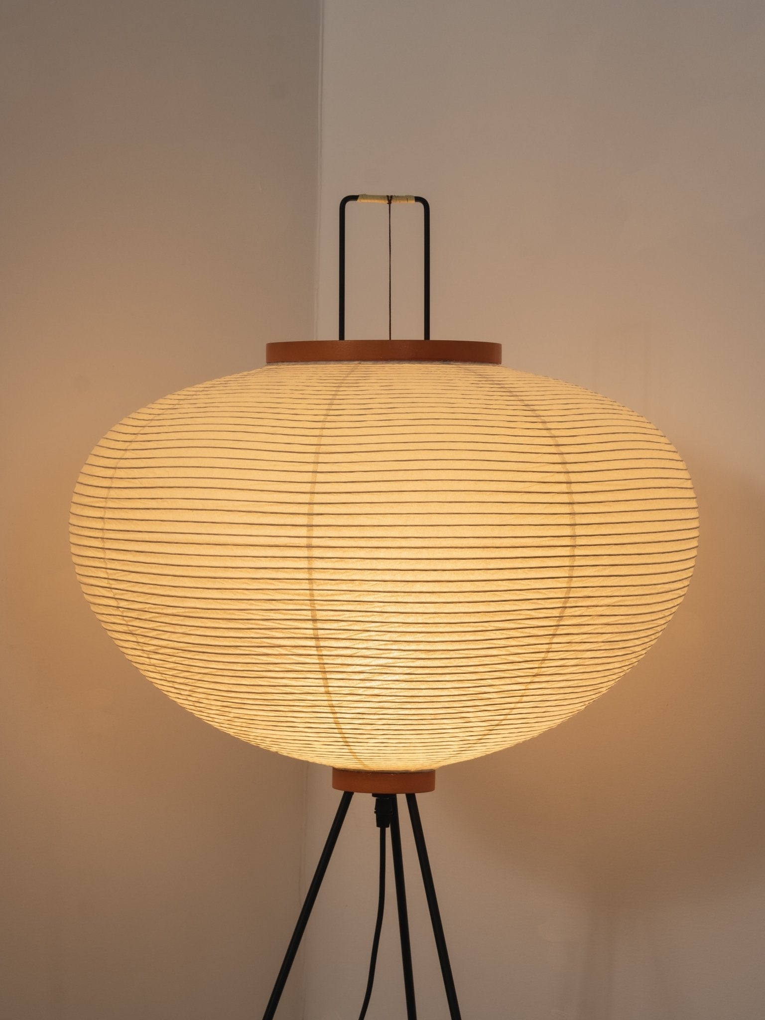 Nubira Mulberry Paper Sculptural Floor Lamp