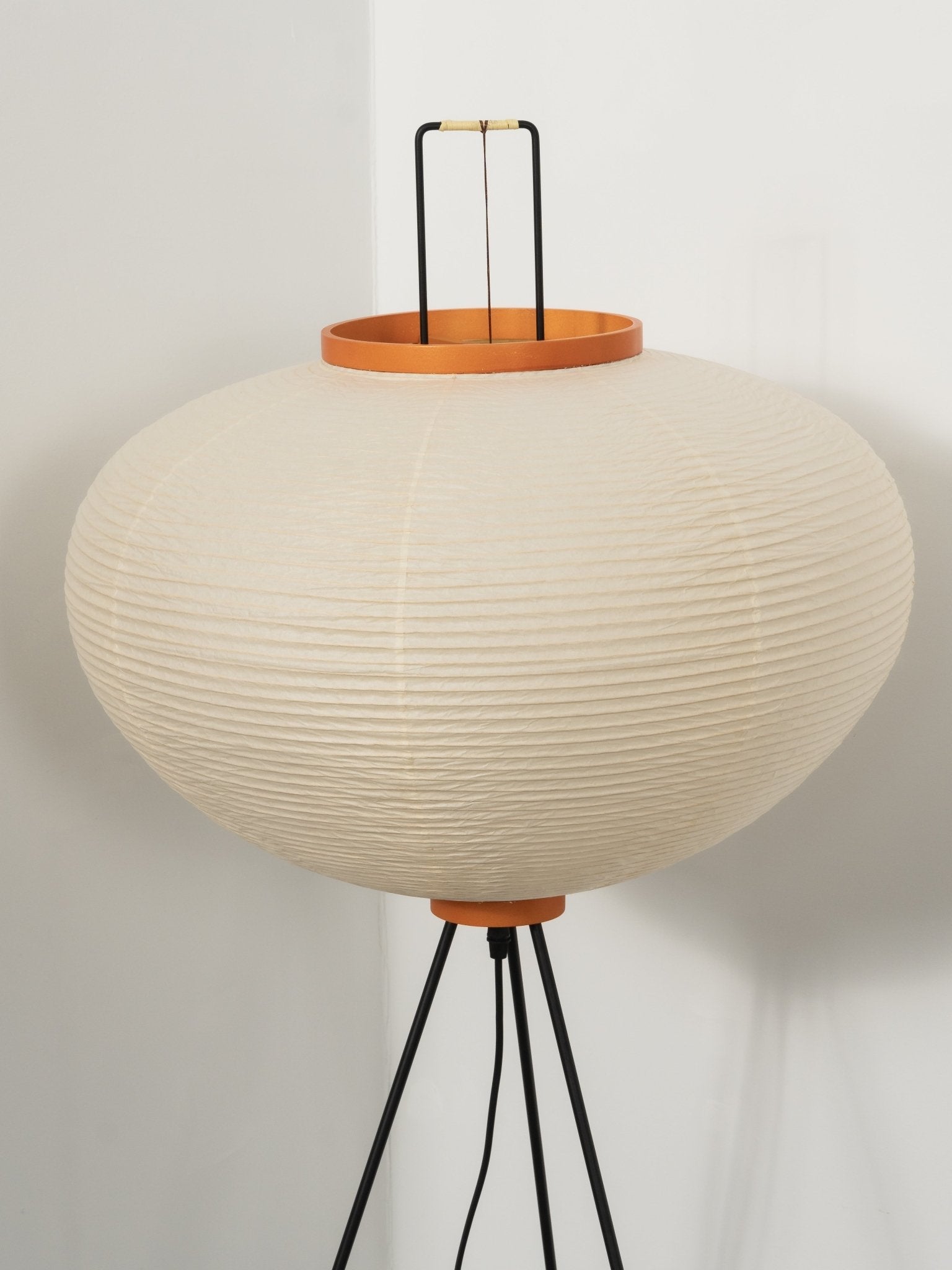 Nubira Mulberry Paper Sculptural Floor Lamp