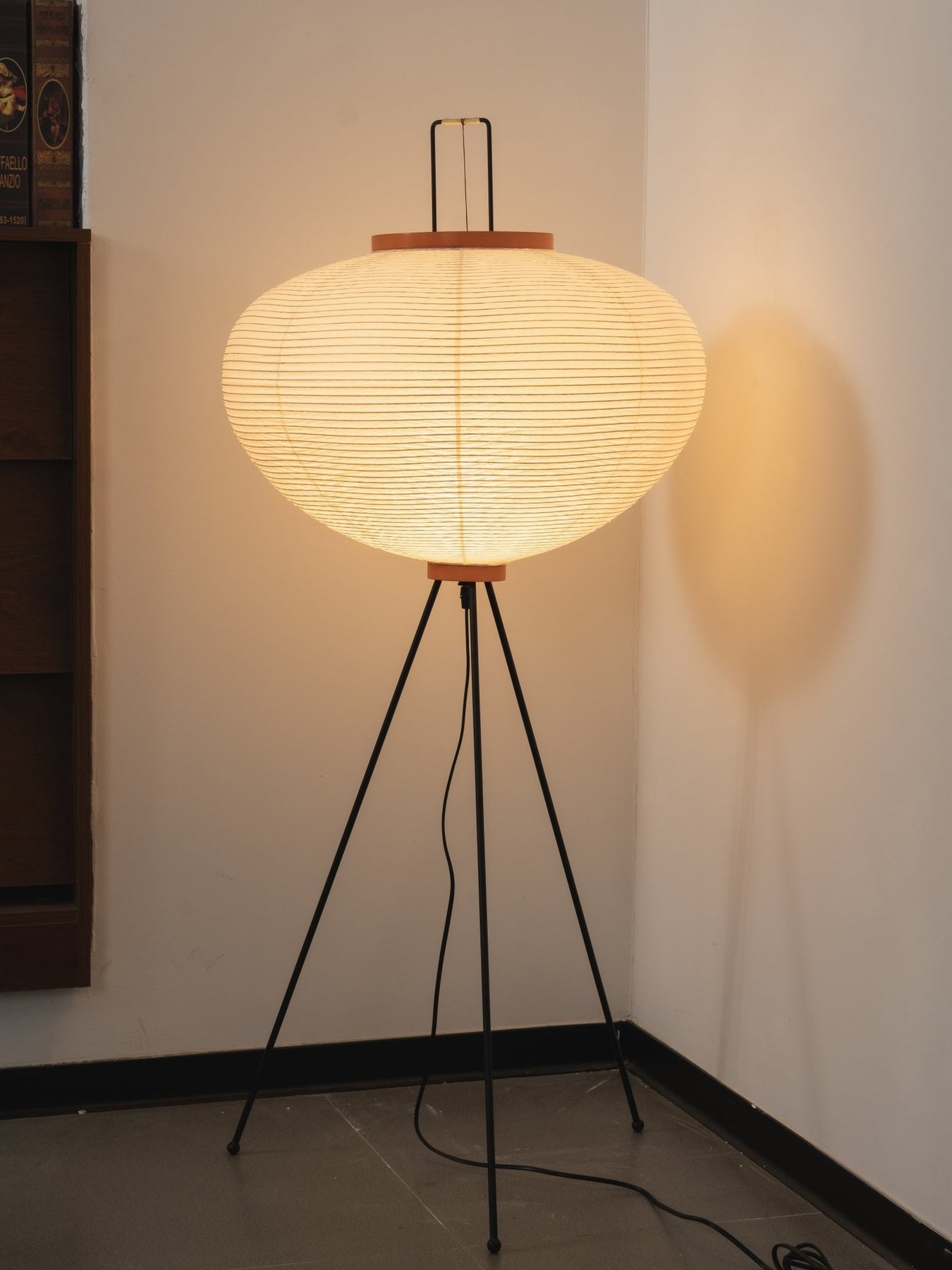 Nubira Mulberry Paper Sculptural Floor Lamp