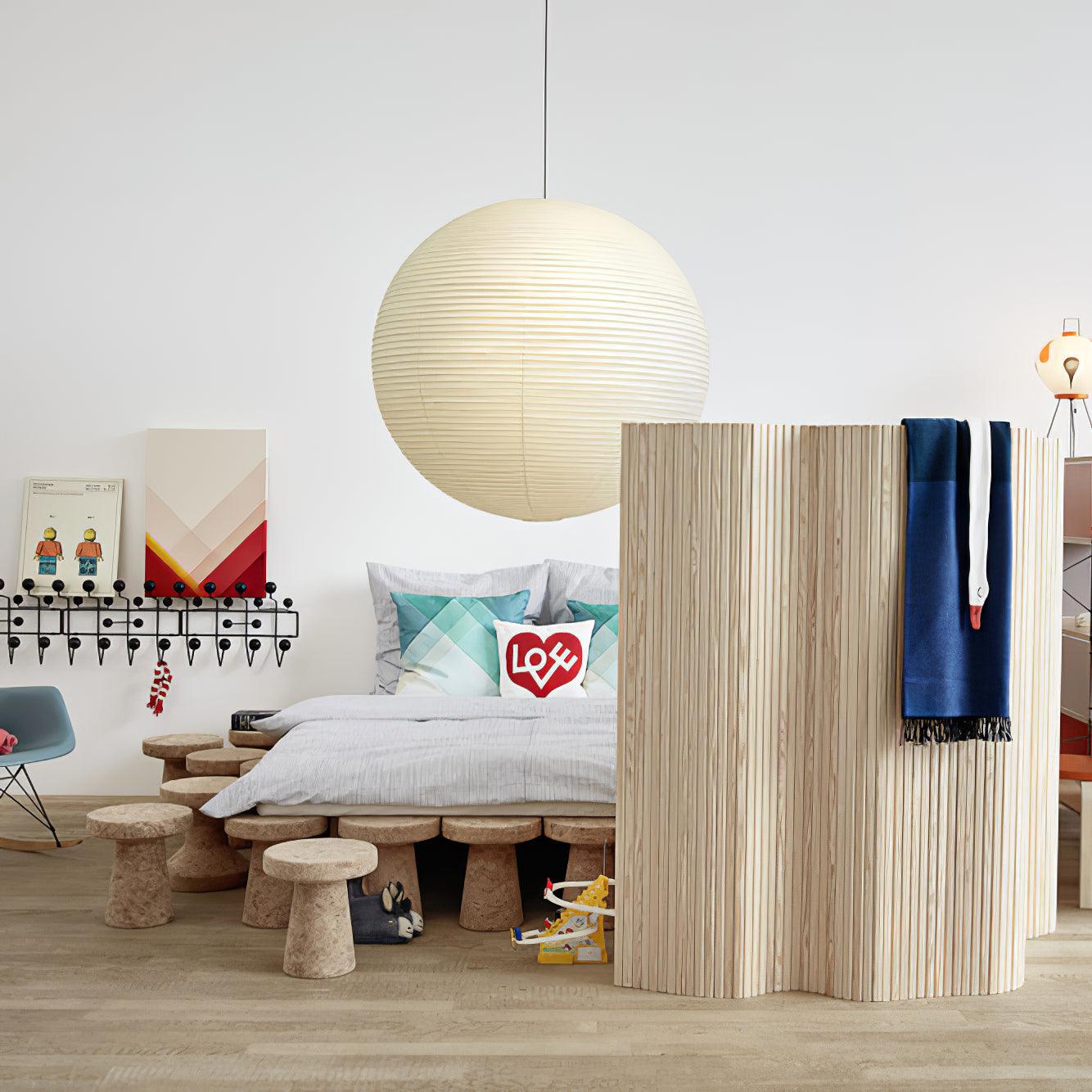 Suspension globe en papier Nuvora